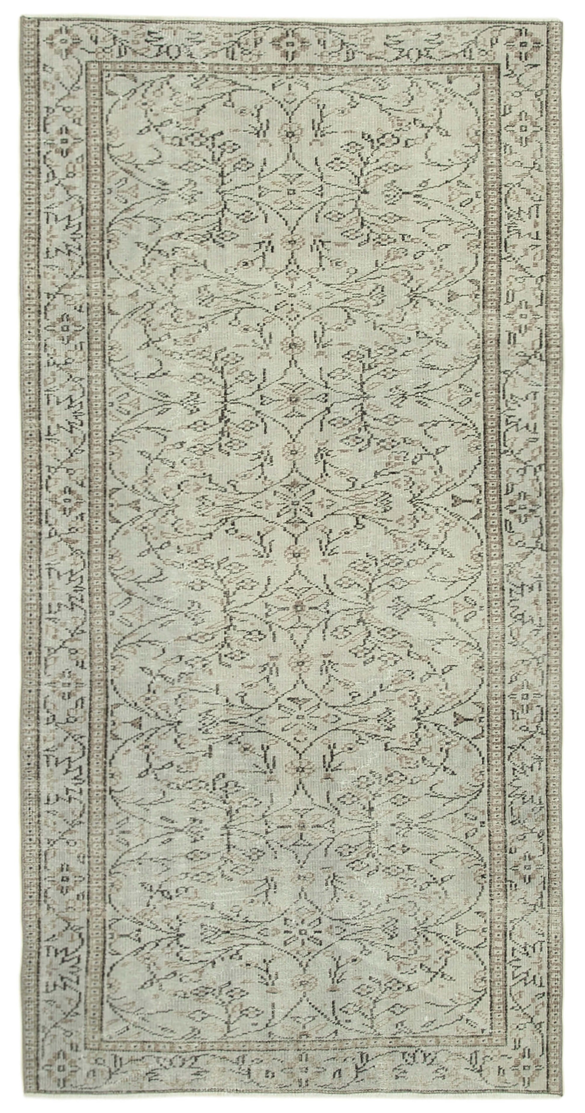 4x9 Grey Overdyed Rug - 39441