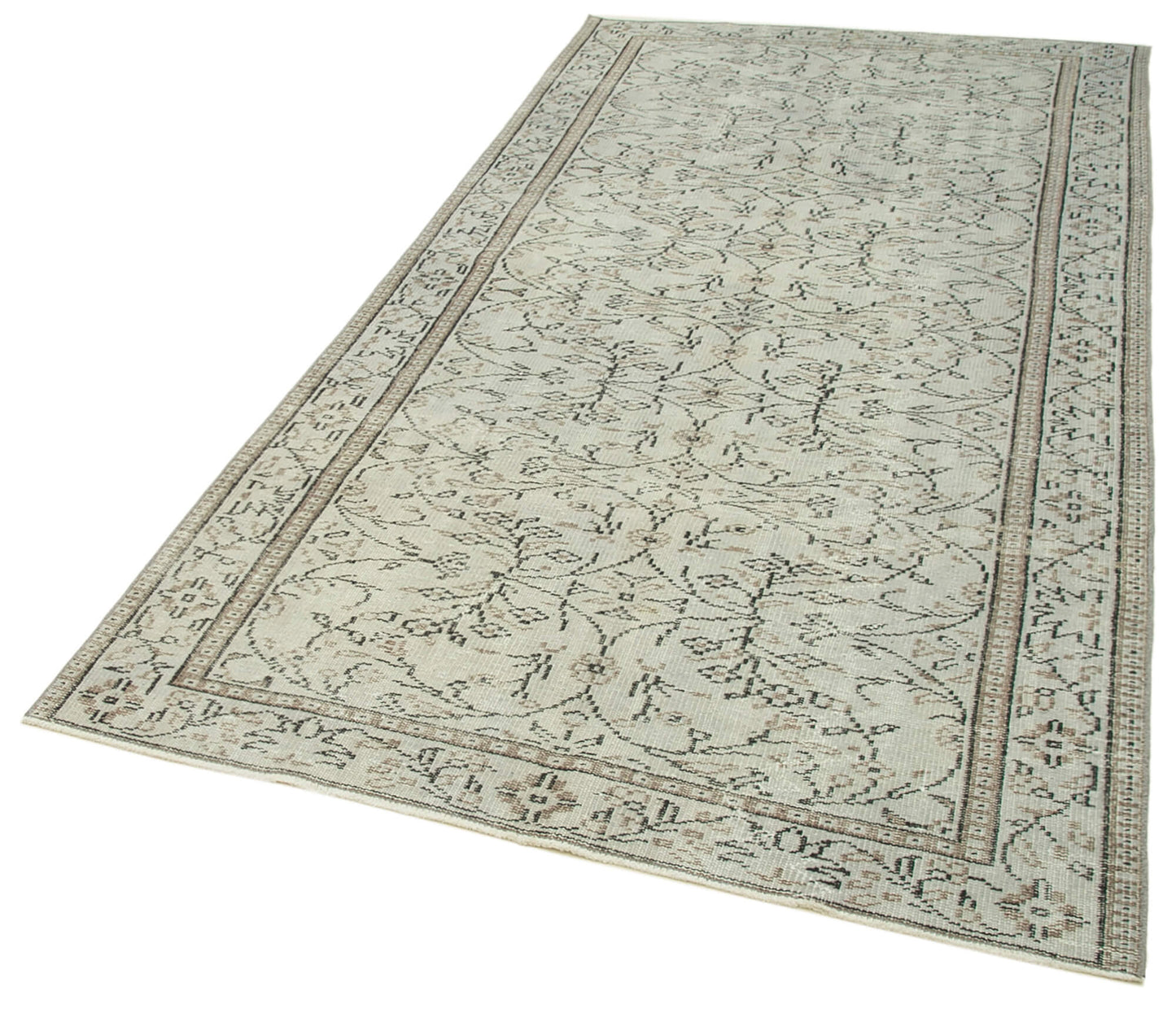 4x9 Grey Overdyed Rug - 39441