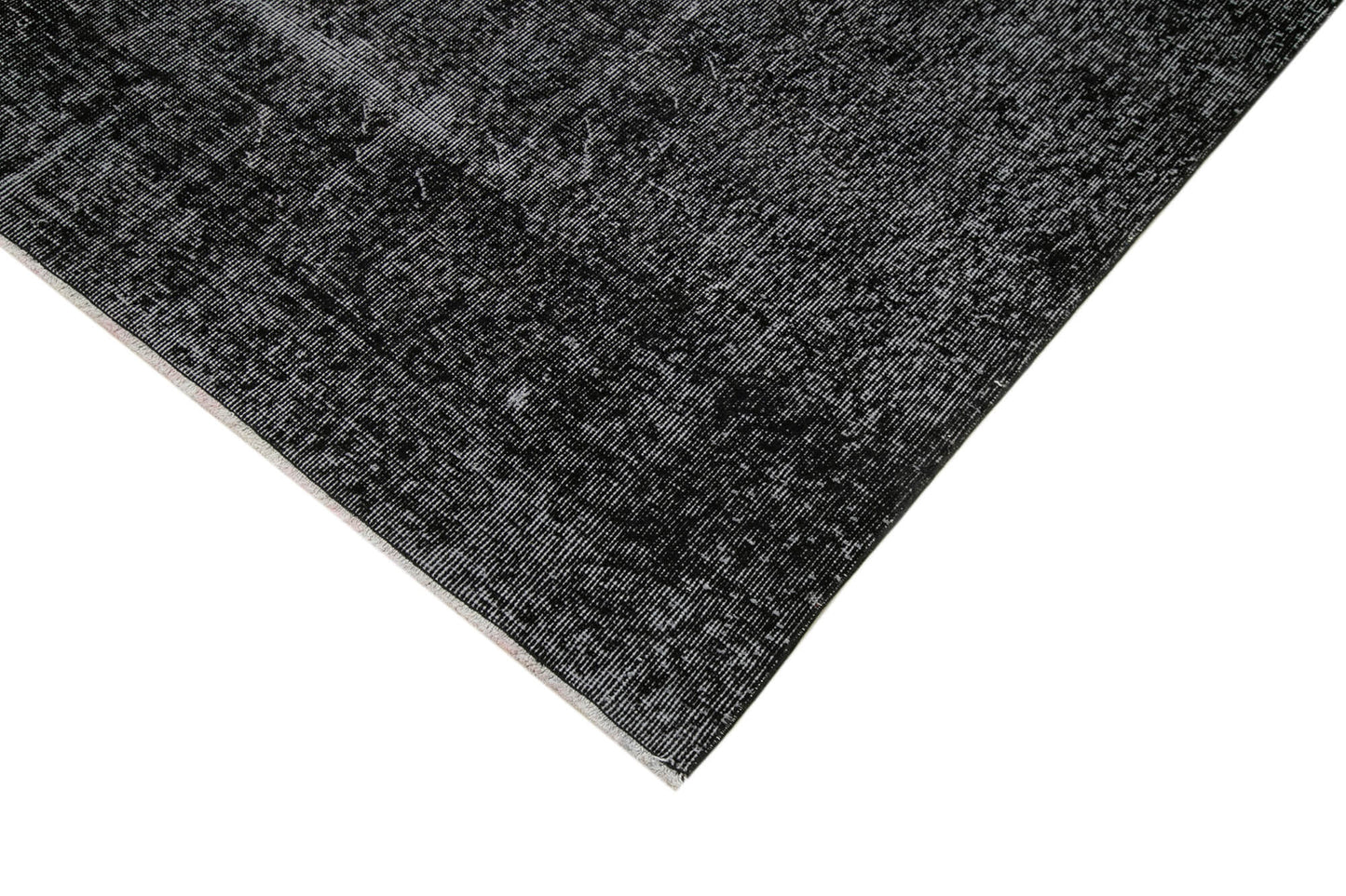 7x10 Black Overdyed Rug - 39443