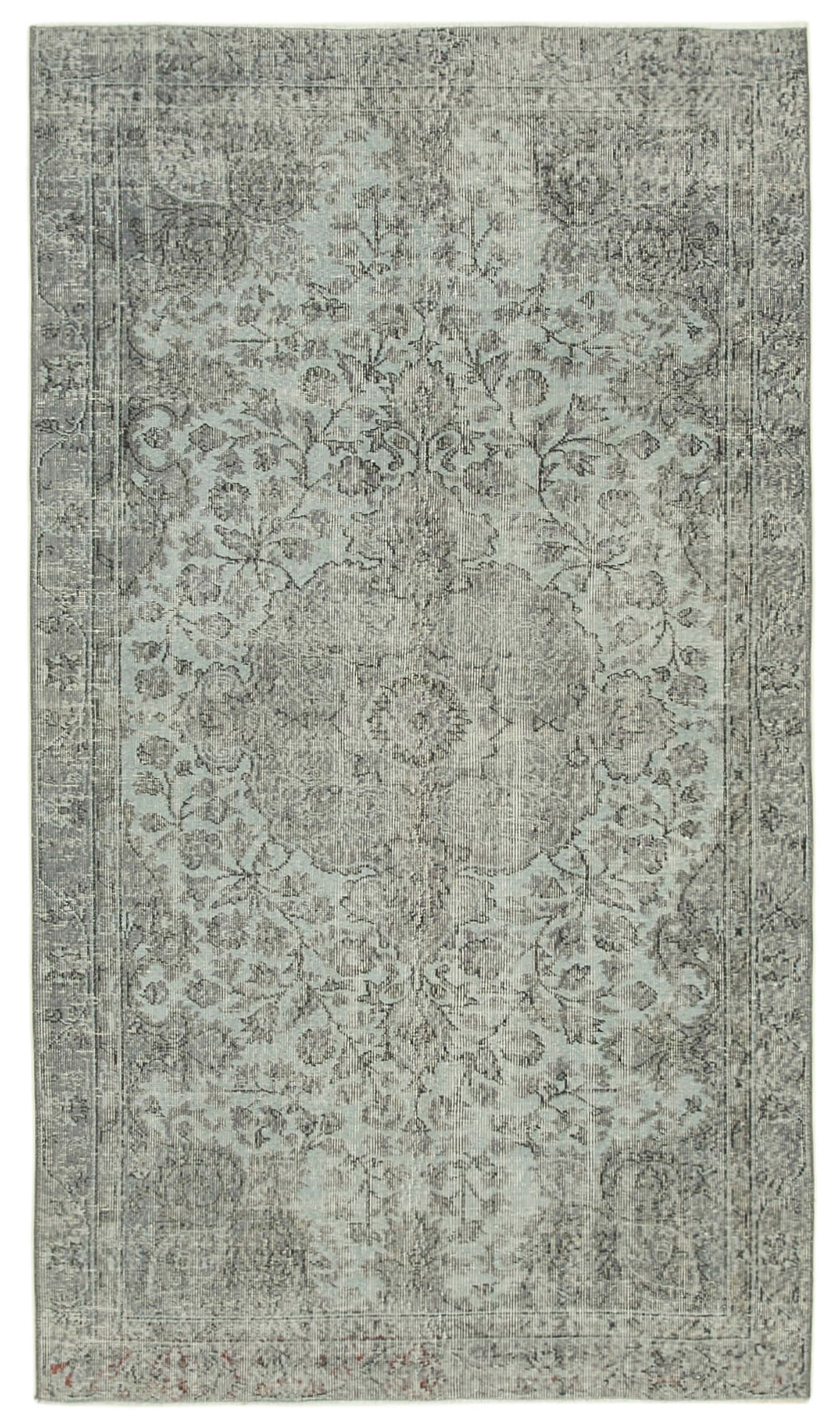 5x8 Grey Overdyed Rug - 39444