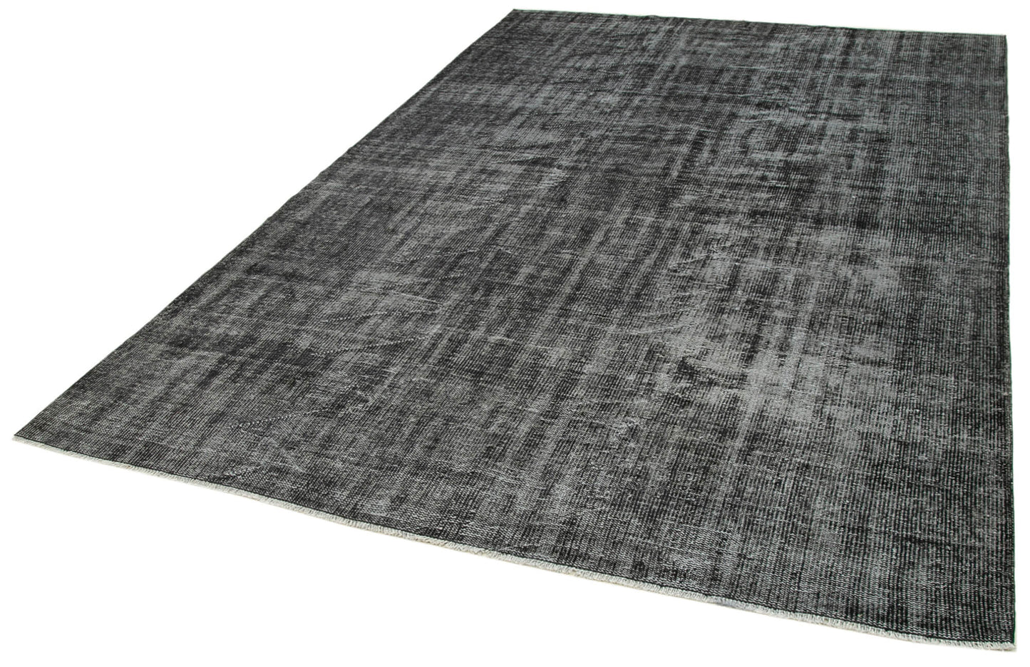 7x10 Black Overdyed Rug - 39446