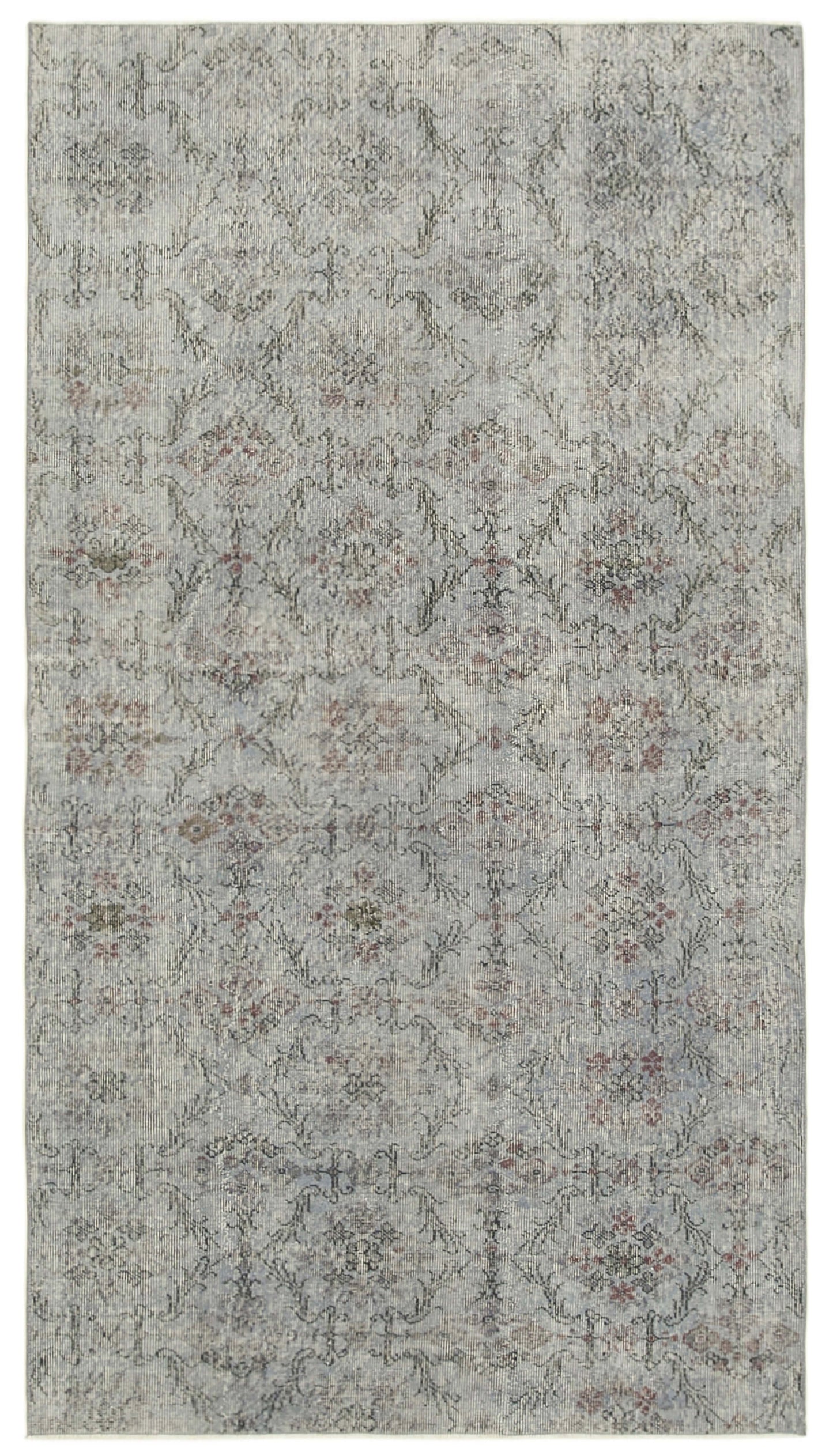 5x9 Blue Overdyed Rug - 39448