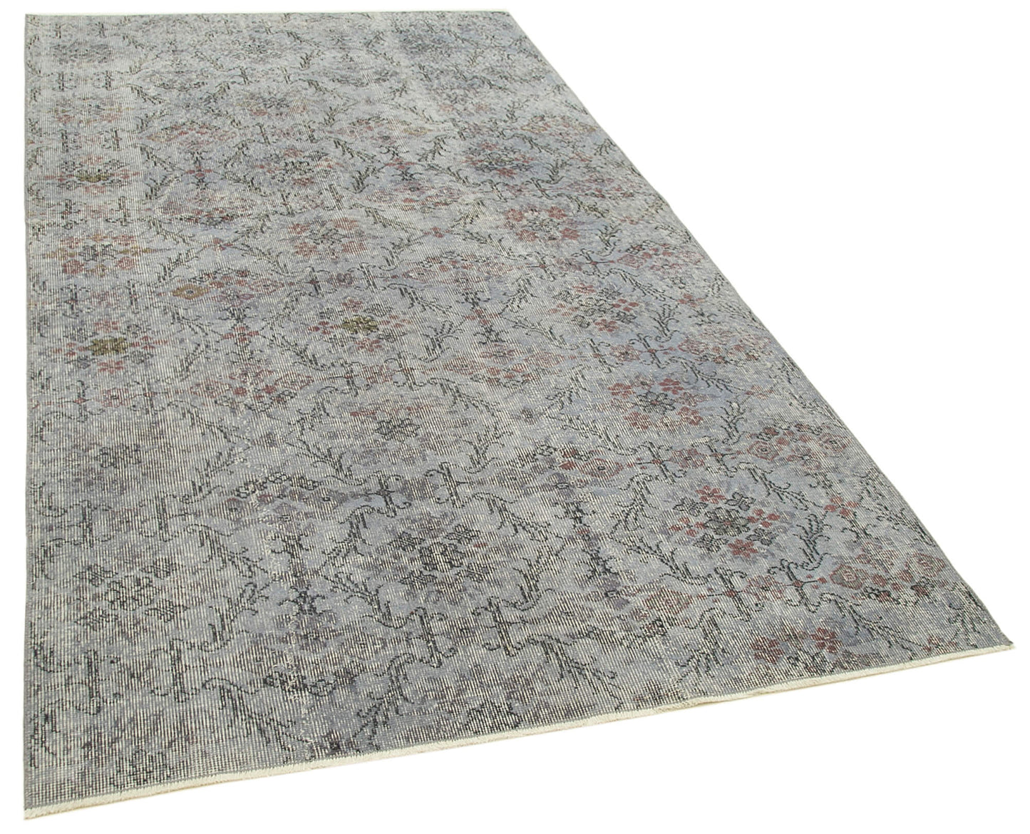 5x9 Blue Overdyed Rug - 39448