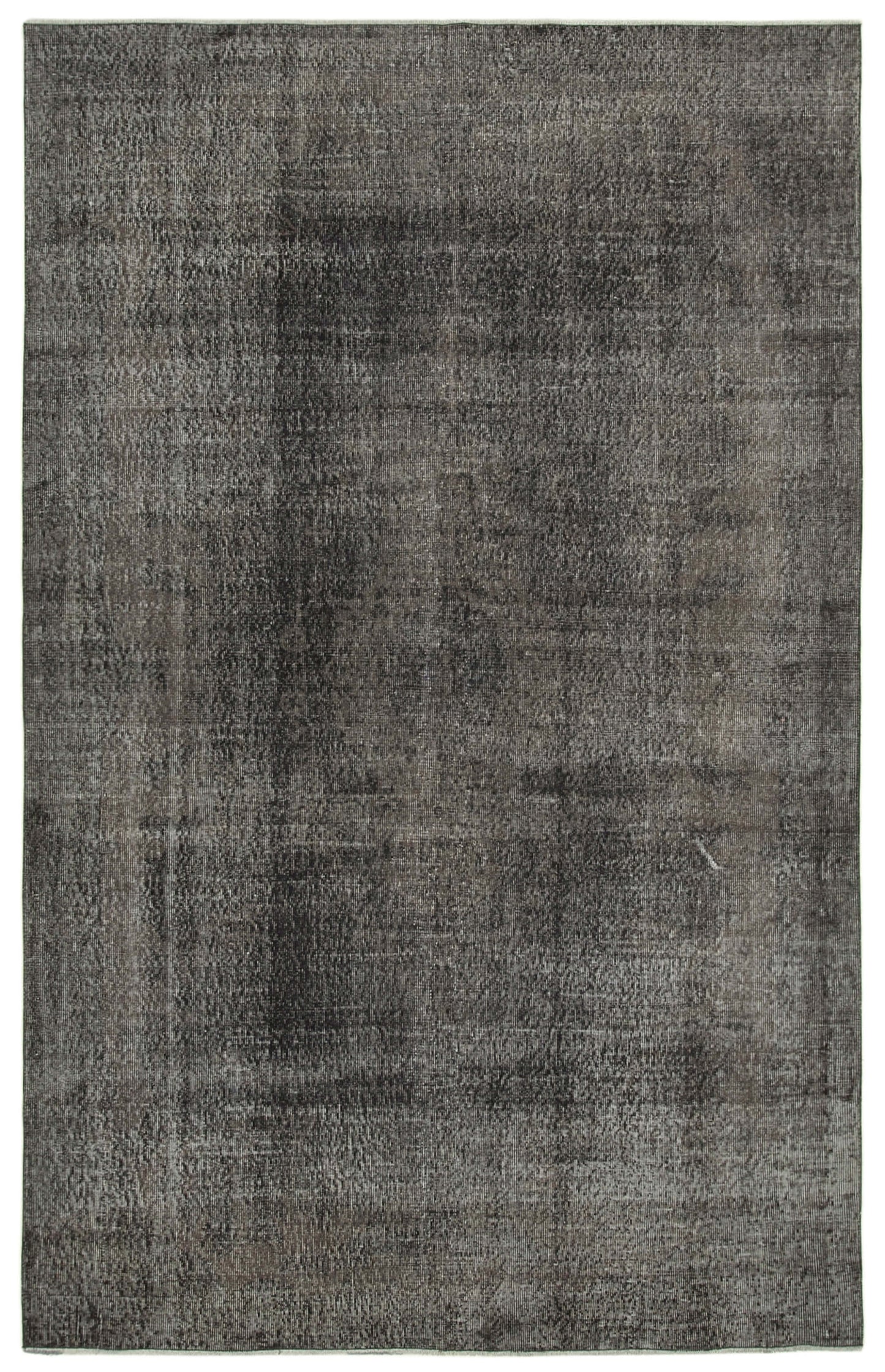 7x10 Black Overdyed Rug - 39449