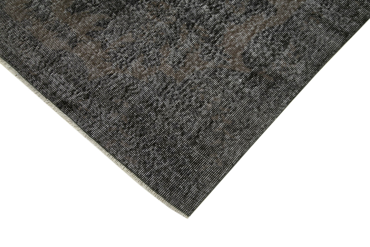 7x10 Black Overdyed Rug - 39449