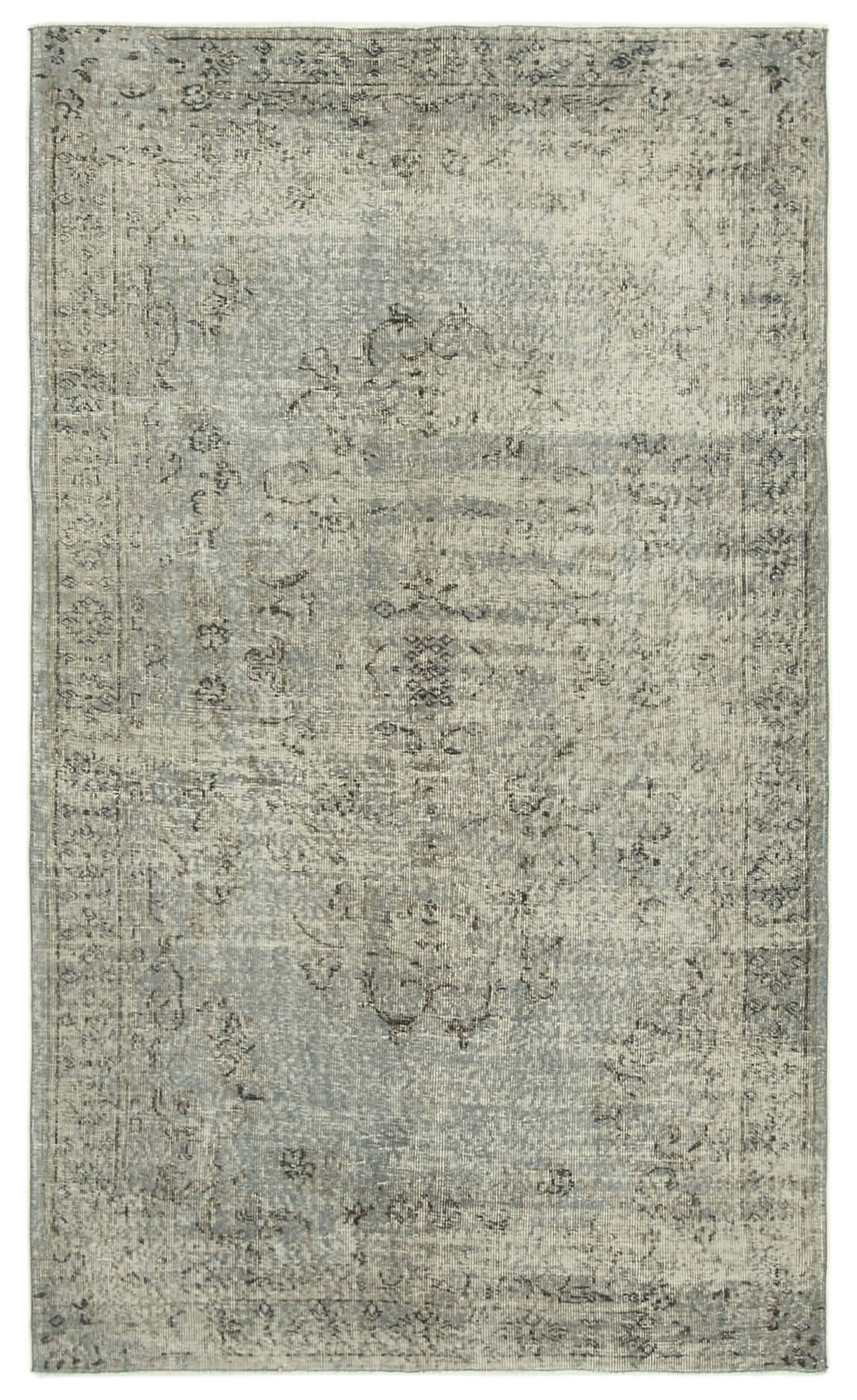 5x8 Grey Overdyed Rug - 39453