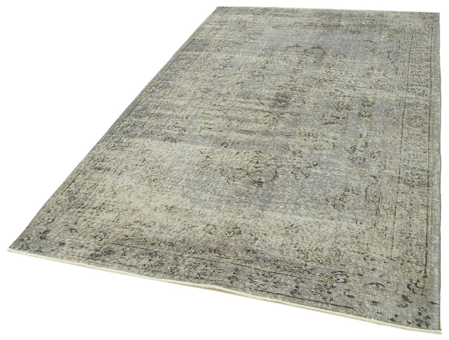 5x8 Grey Overdyed Rug - 39453