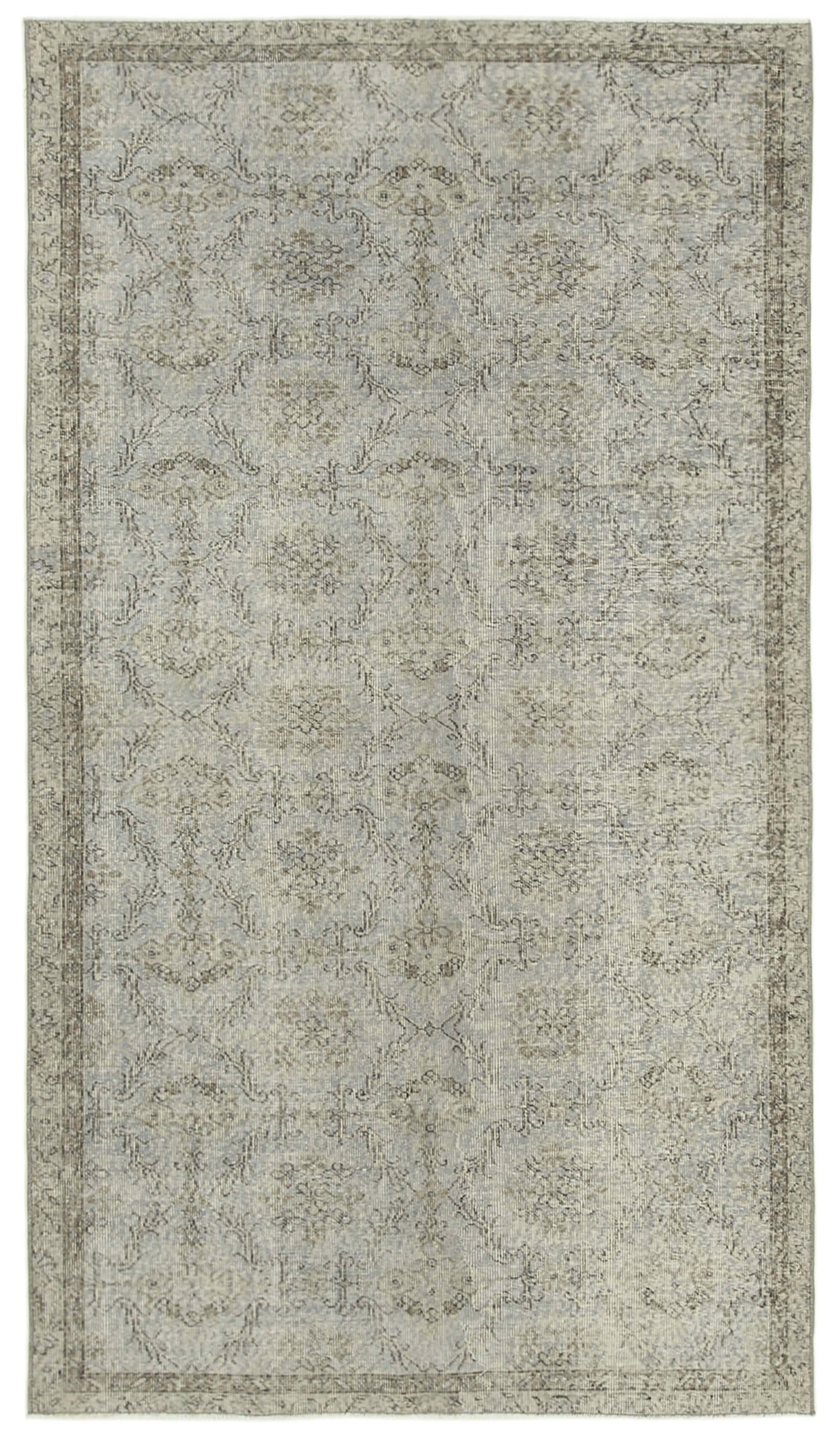 5x9 Grey Overdyed Rug - 39457