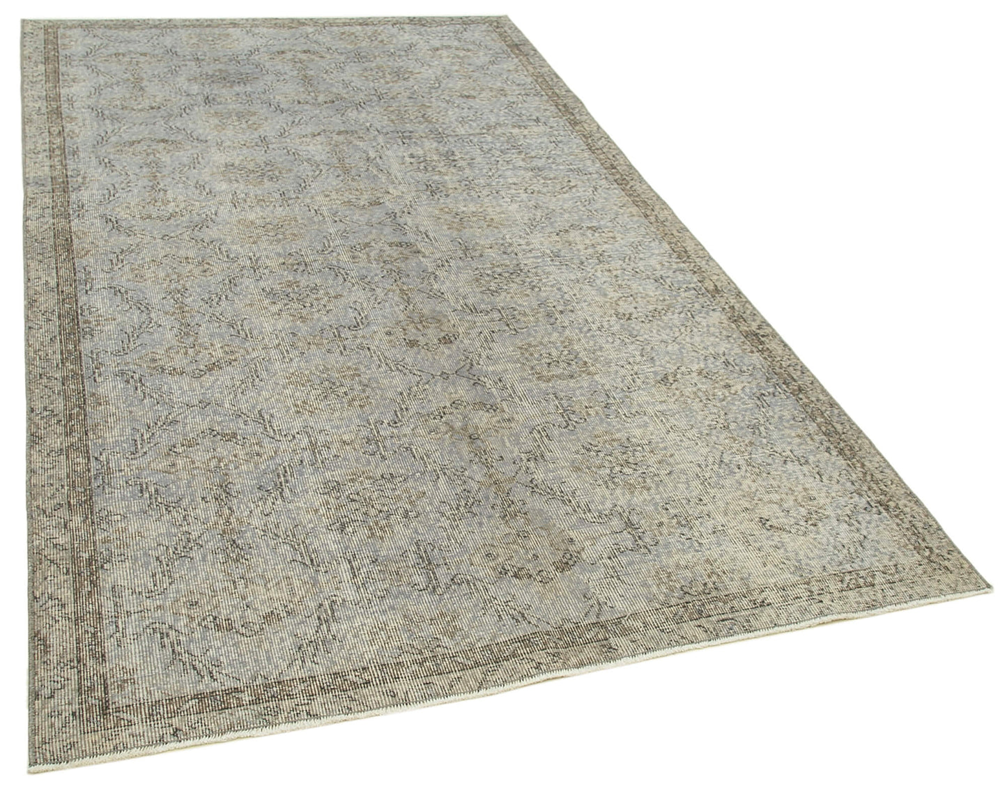 5x9 Grey Overdyed Rug - 39457