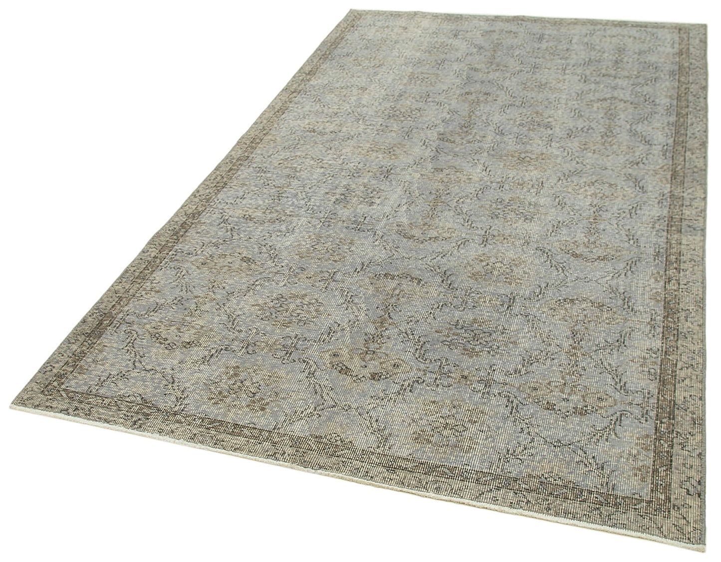 5x9 Grey Overdyed Rug - 39457