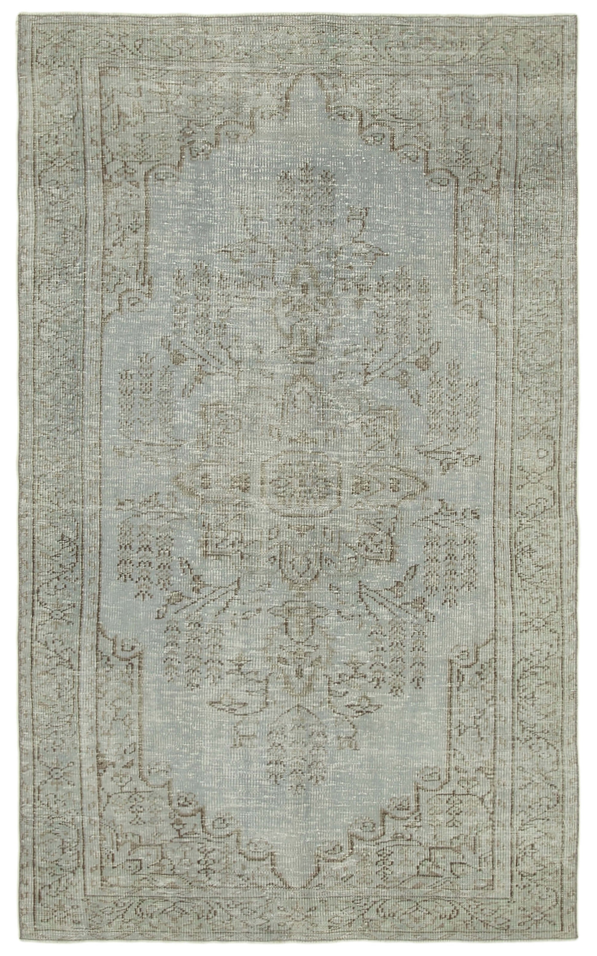 5x9 Grey Overdyed Rug - 39459