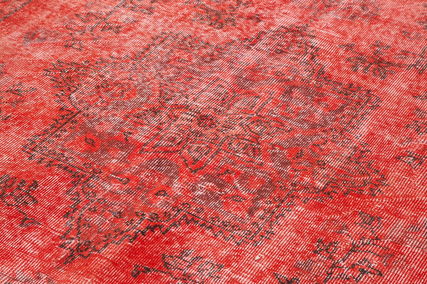 5x9 Red Overdyed Rug - 39460