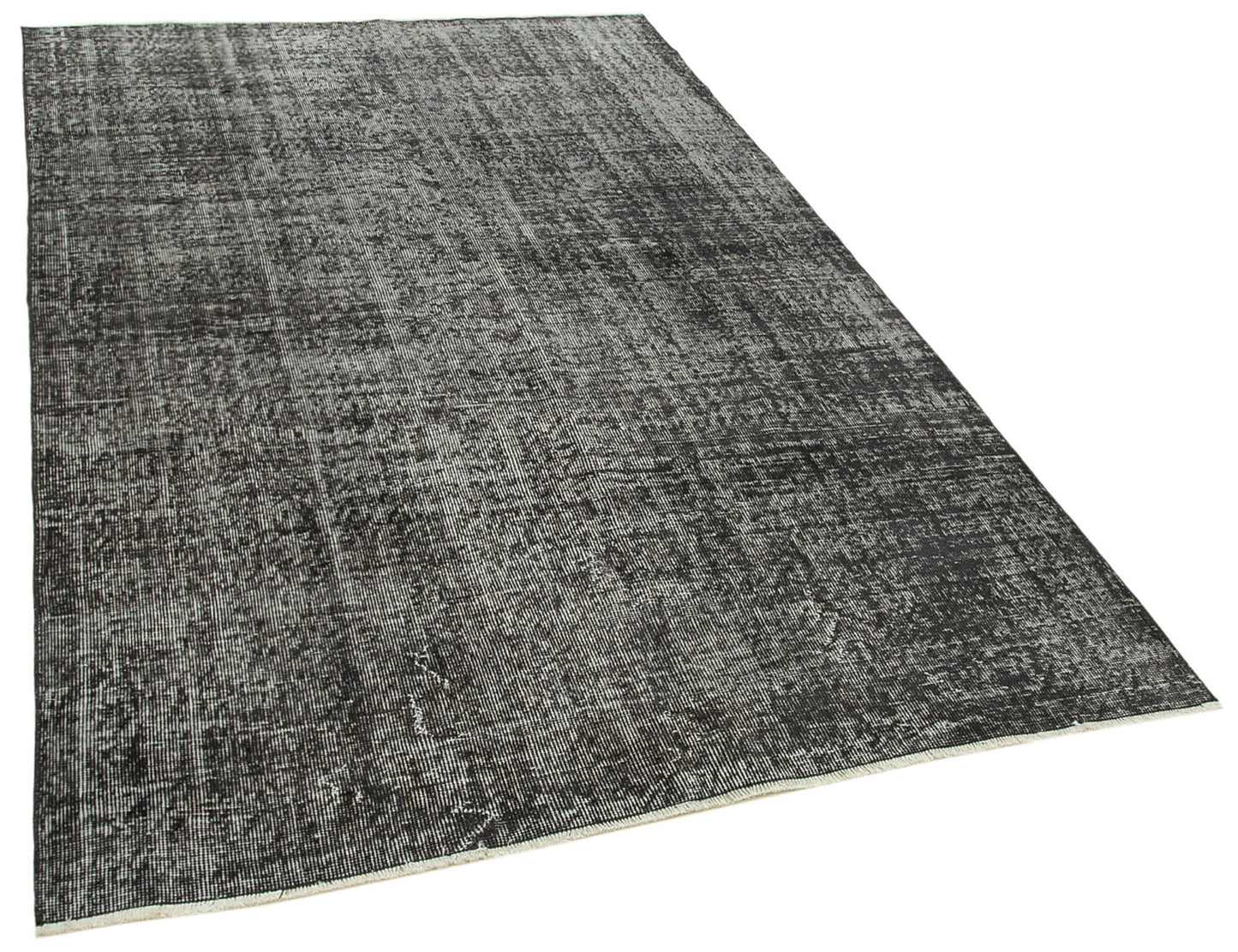 5x8 Black Overdyed Rug - 39461