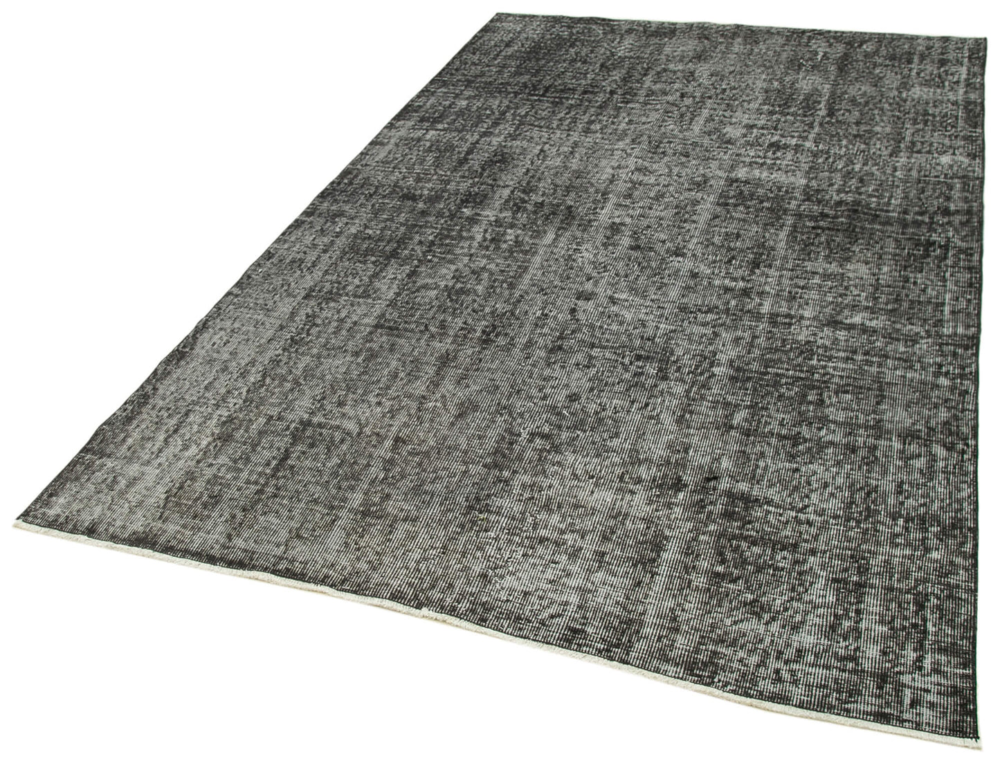 5x8 Black Overdyed Rug - 39461