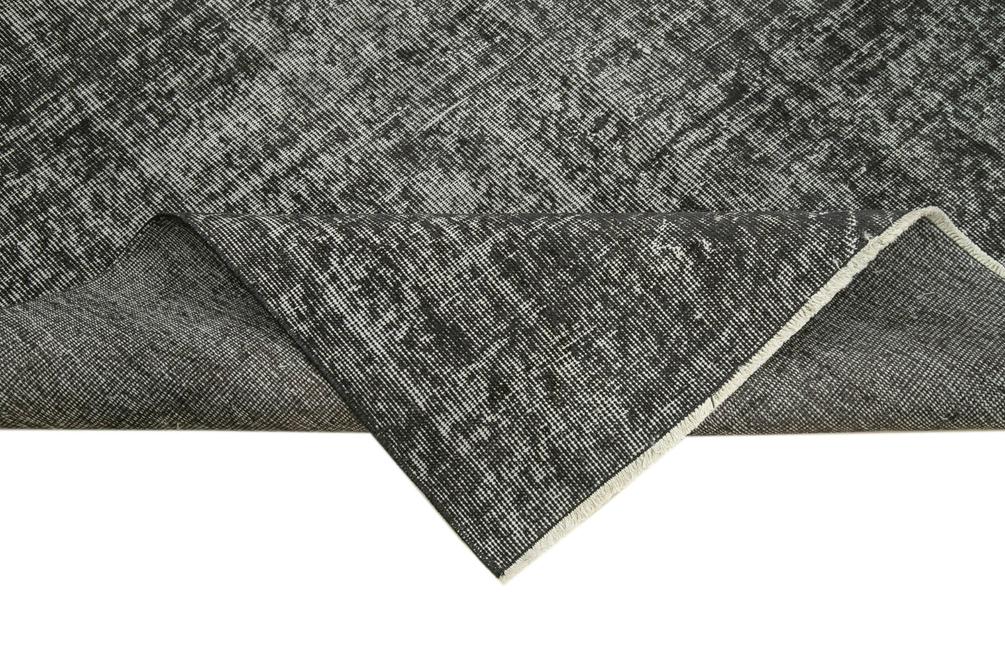 5x8 Black Overdyed Rug - 39461