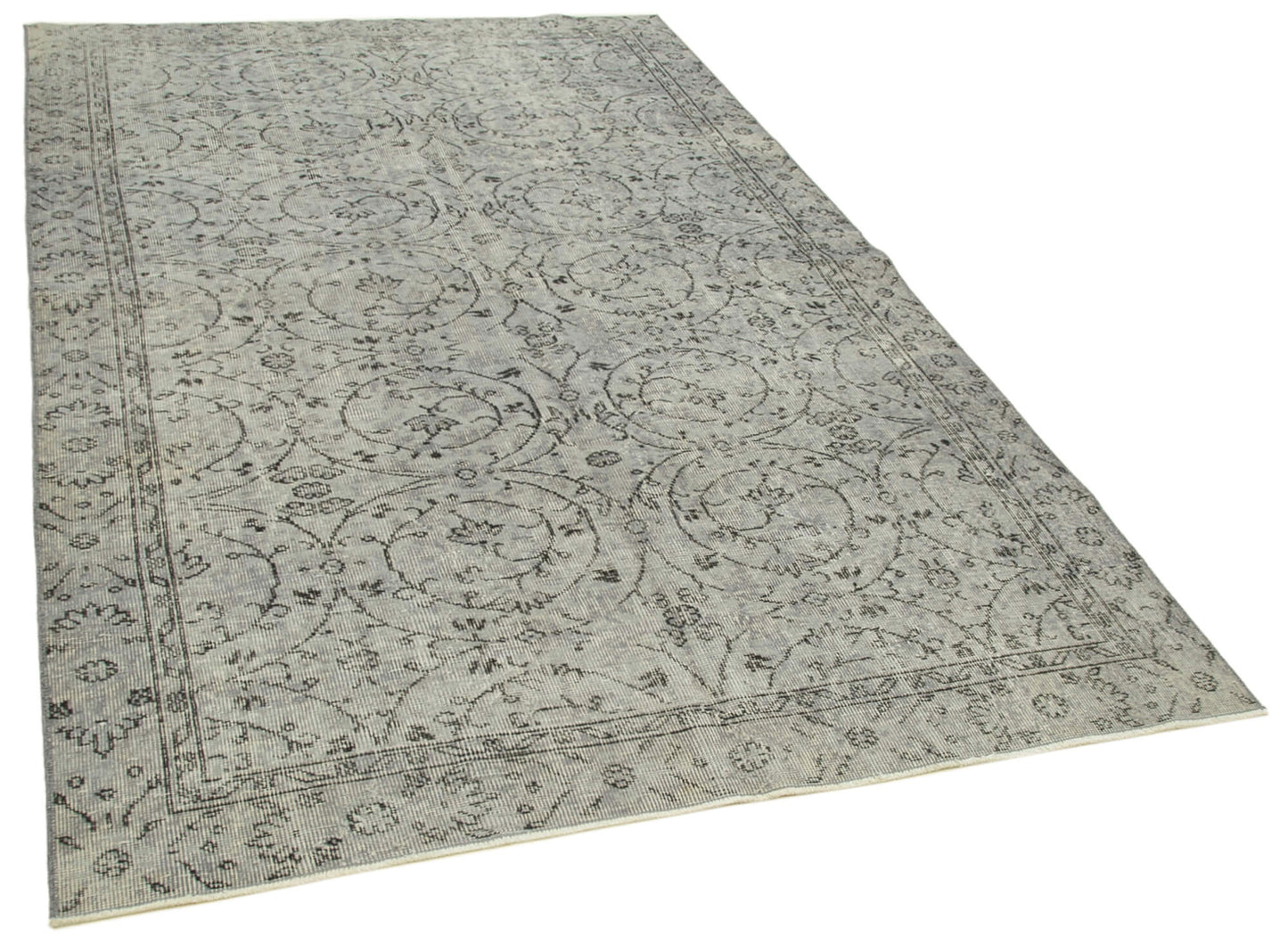 5x8 Grey Overdyed Rug - 39462