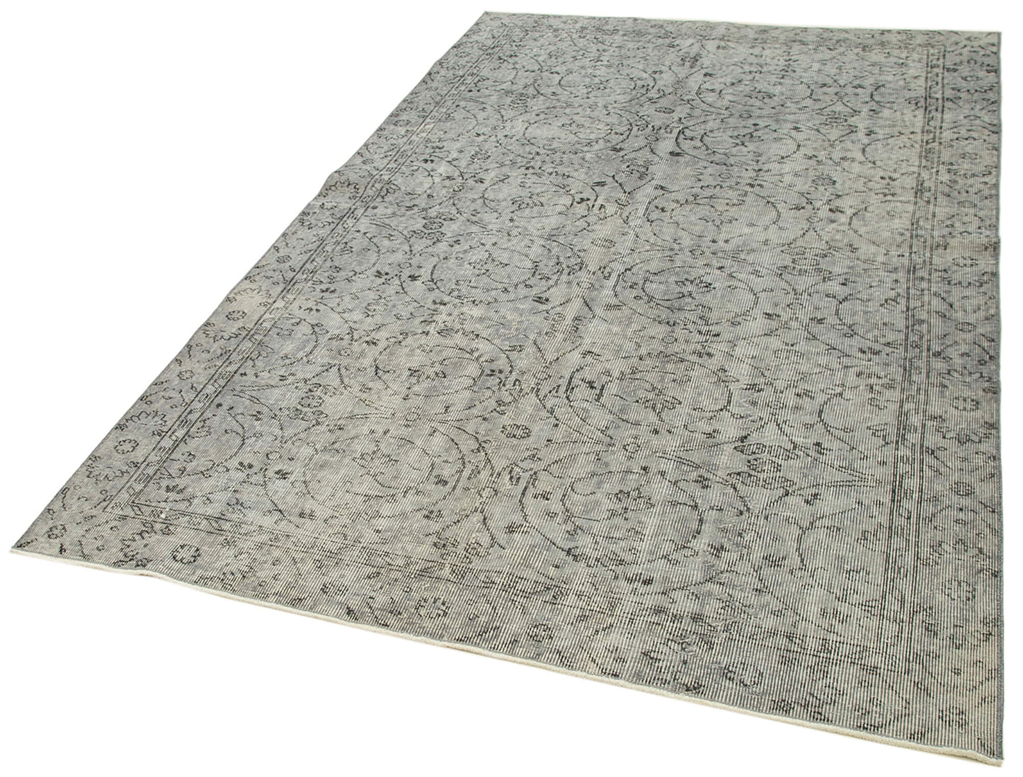 5x8 Grey Overdyed Rug - 39462