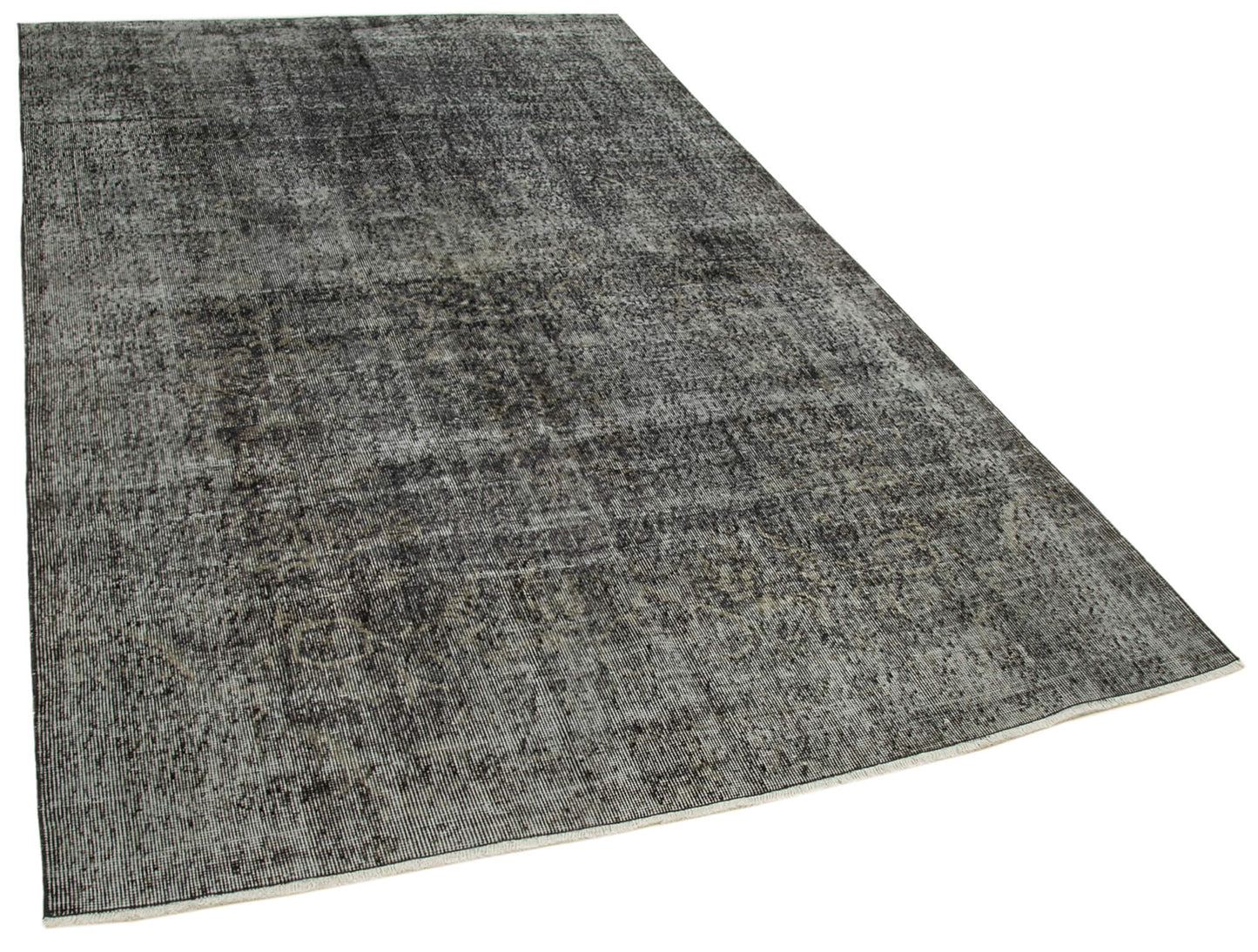 5x9 Black Overdyed Rug - 39467