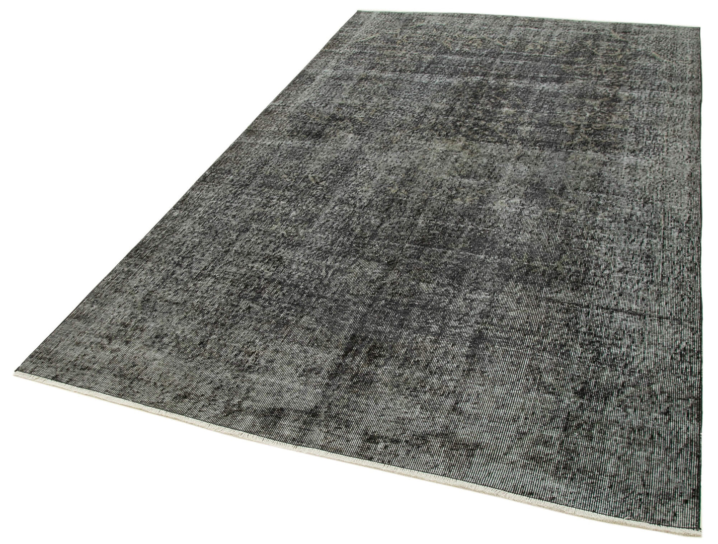 5x9 Black Overdyed Rug - 39467