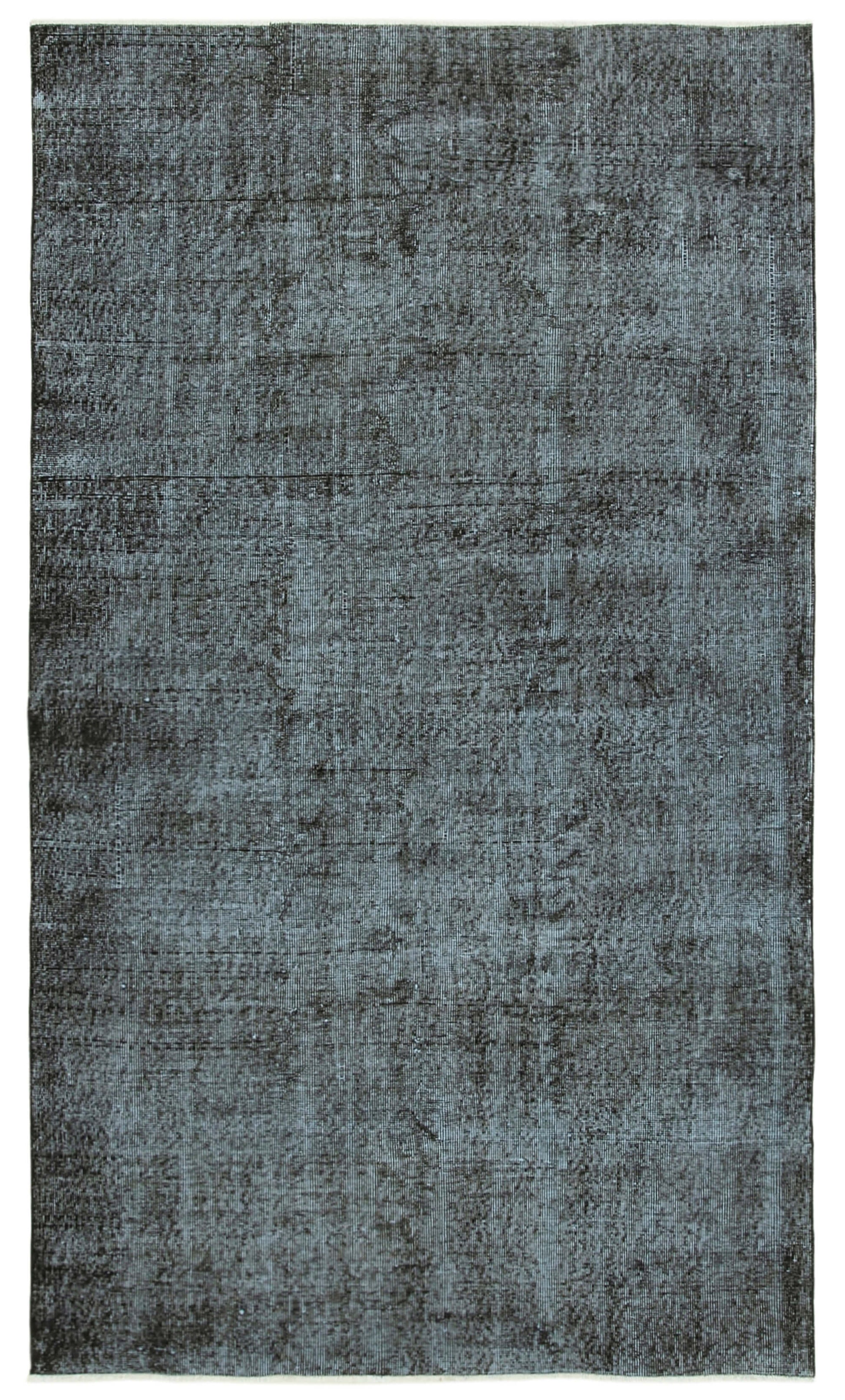 5x8 Black Overdyed Rug - 39471