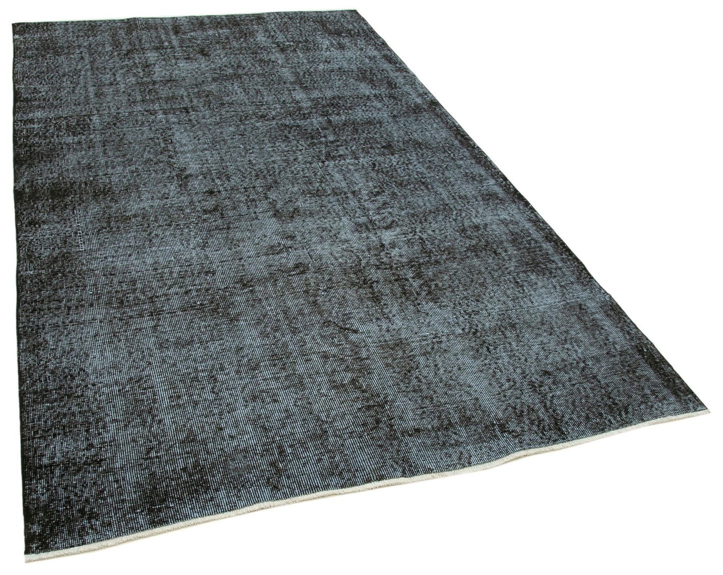 5x8 Black Overdyed Rug - 39471