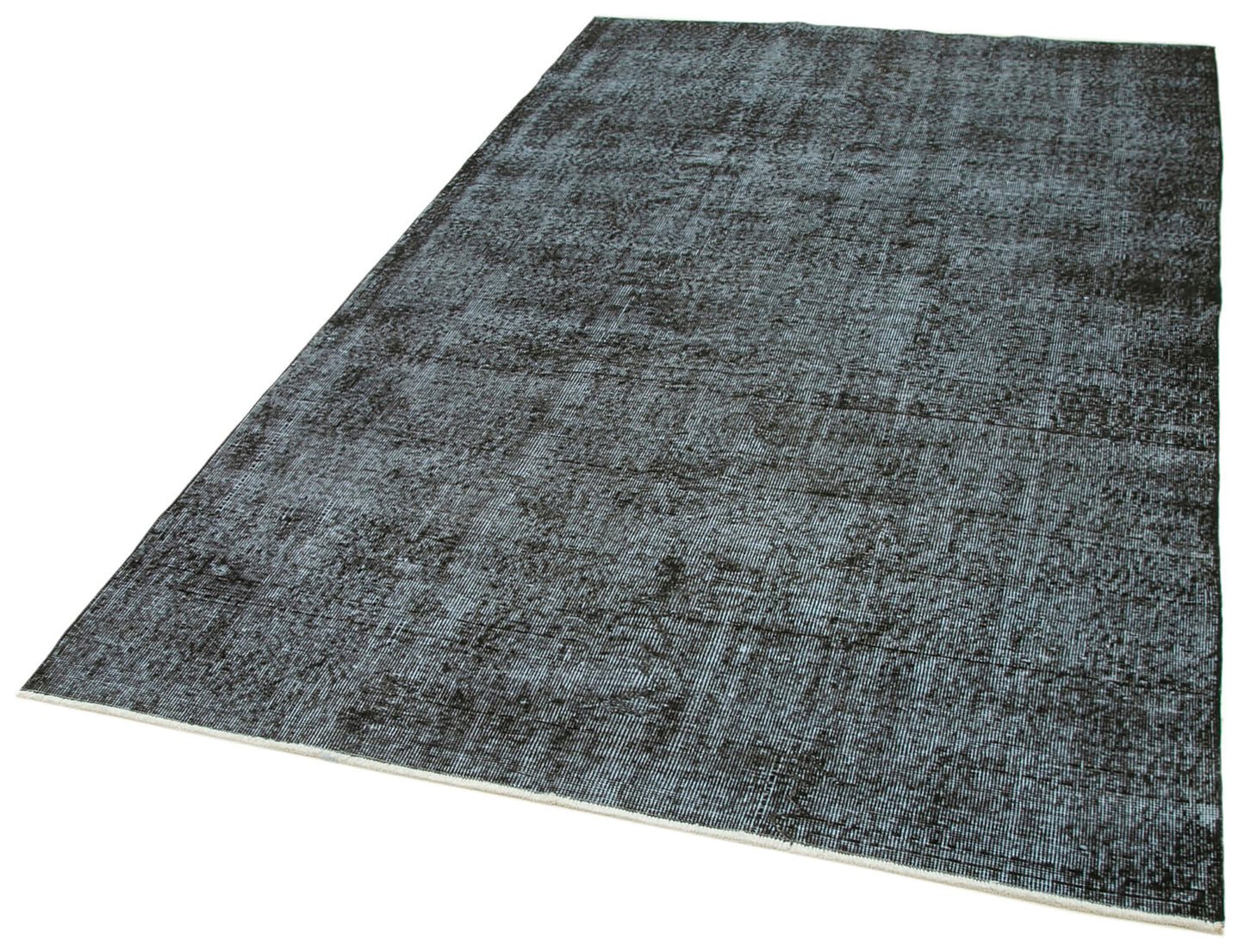 5x8 Black Overdyed Rug - 39471