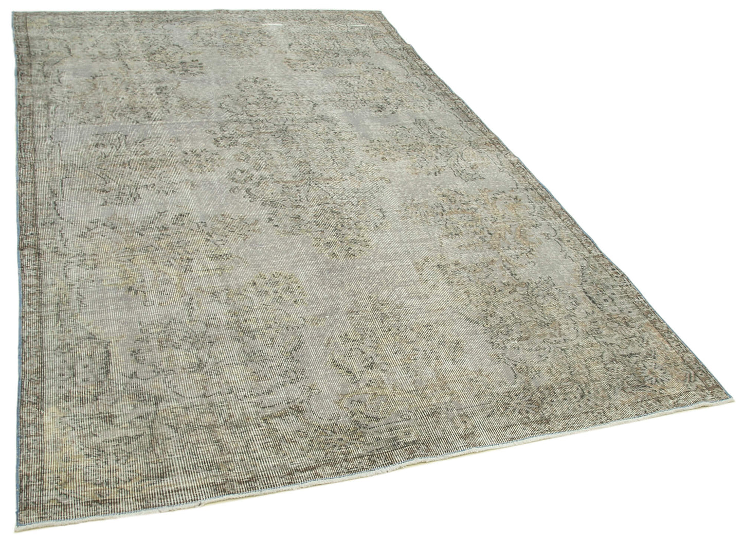 5x9 Grey Overdyed Rug - 39472