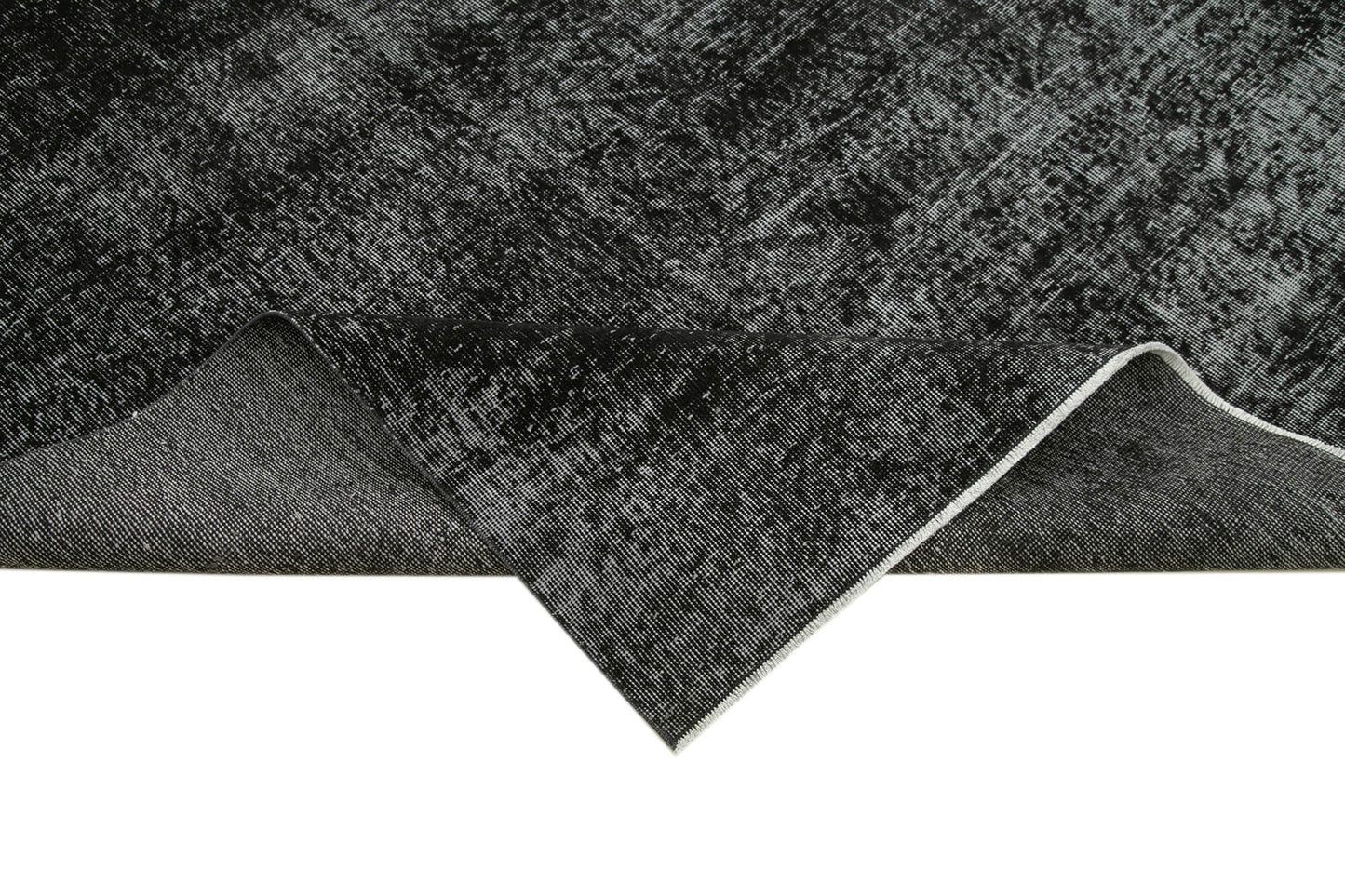 6x9 Black Overdyed Rug - 39475