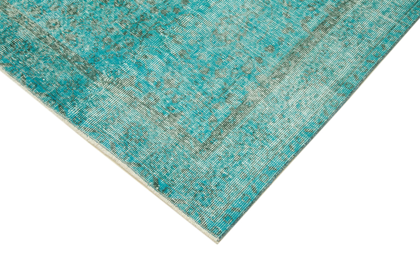 5x9 Turquoise Overdyed Rug - 39476