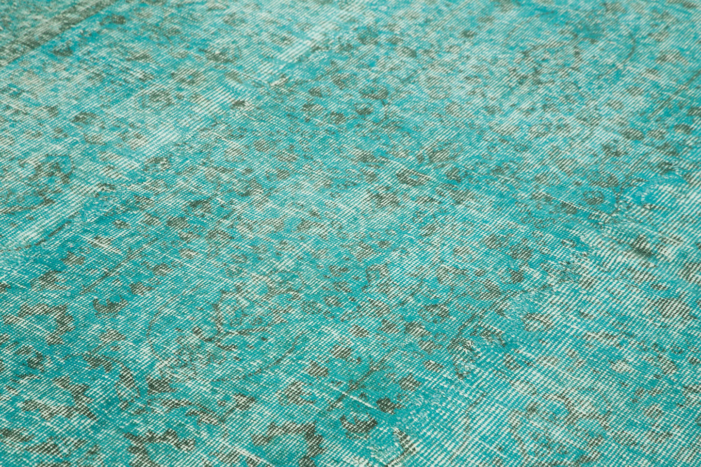 5x9 Turquoise Overdyed Rug - 39476