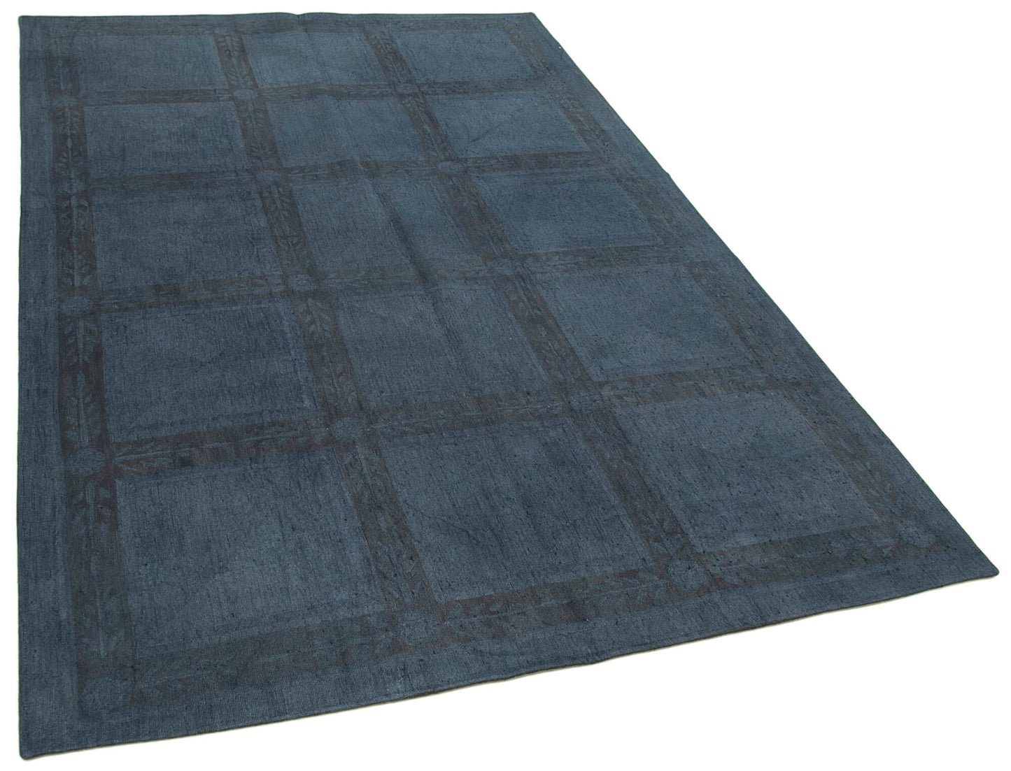 5x8 Blue Needlepoint Kilim Rug - 39500