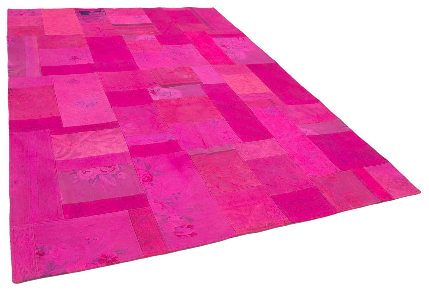 7x10 Pink Needlepoint Kilim Rug - 39549