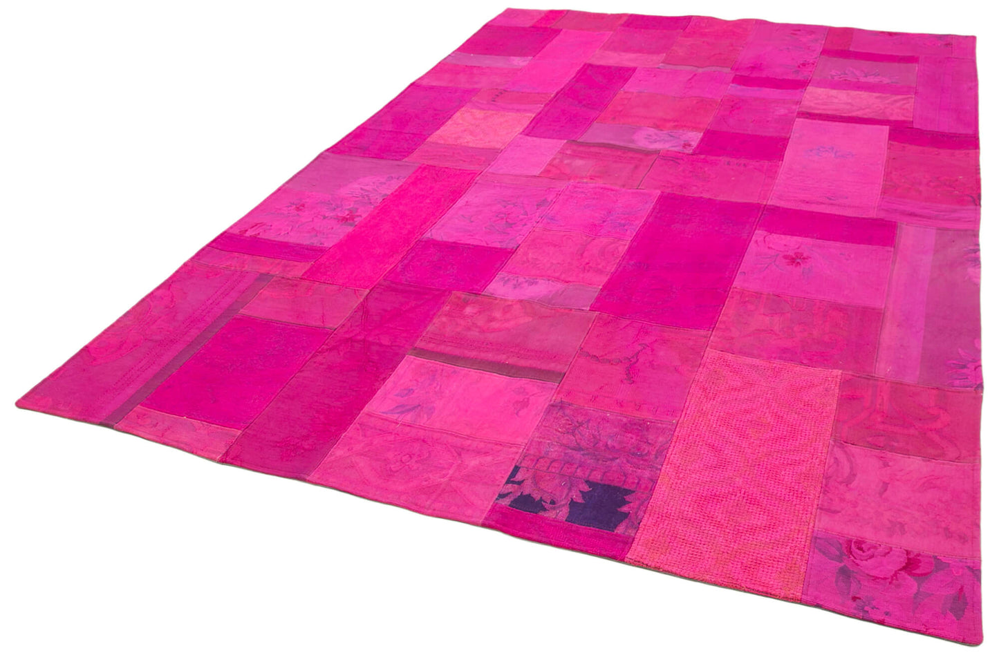 7x10 Pink Needlepoint Kilim Rug - 39549