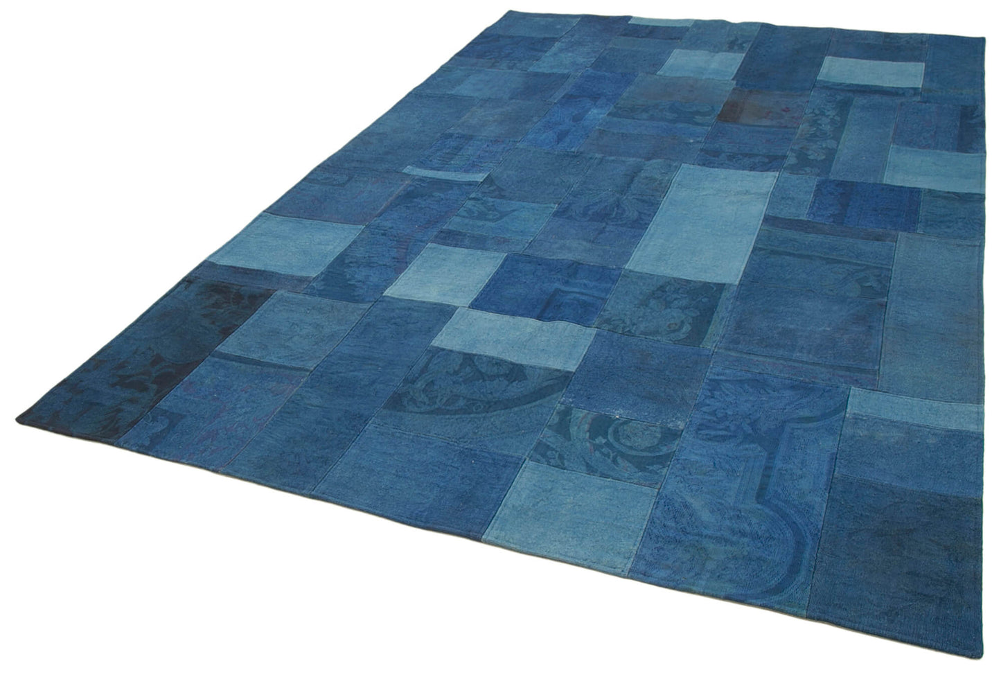 7x10 Blue Needlepoint Kilim Rug - 39552