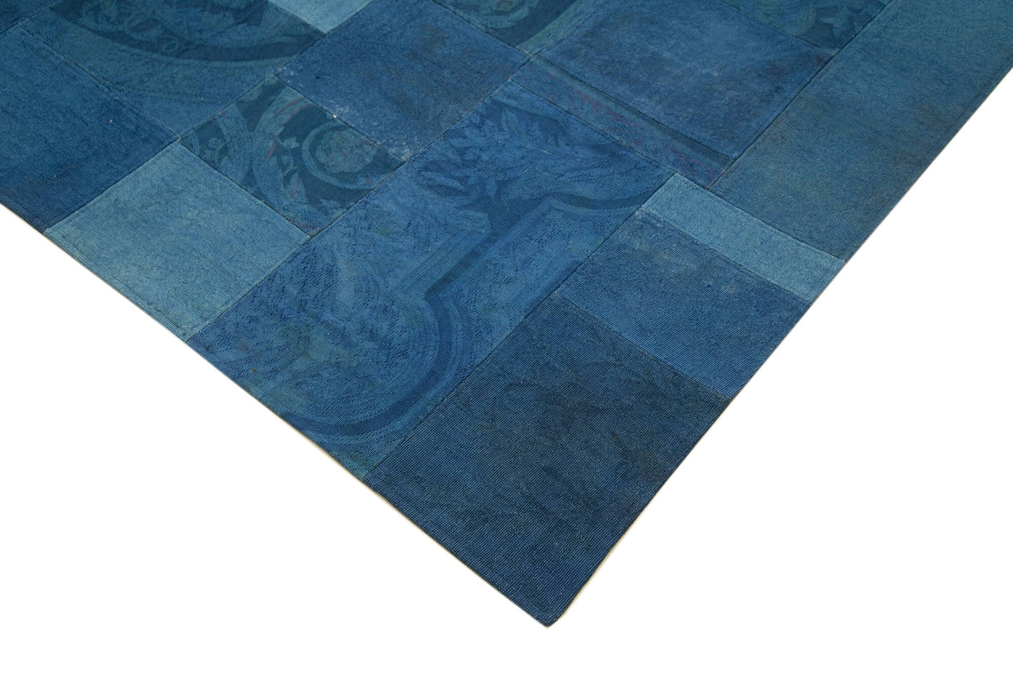 7x10 Blue Needlepoint Kilim Rug - 39552