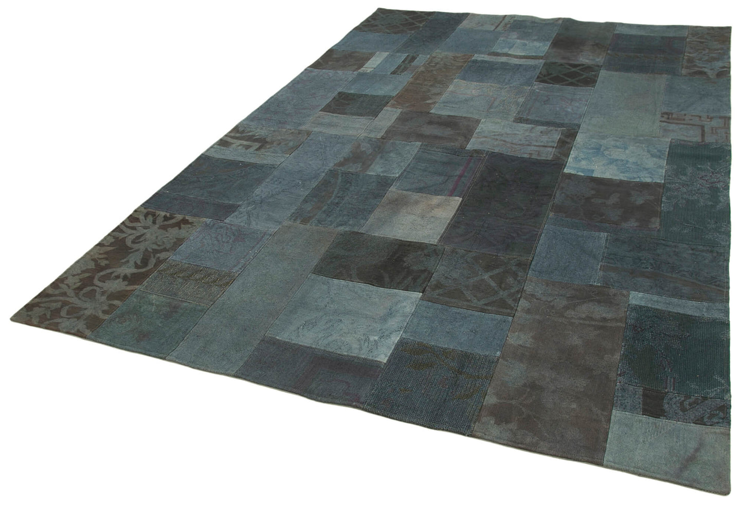 7x10 Grey Needlepoint Kilim Rug - 39553