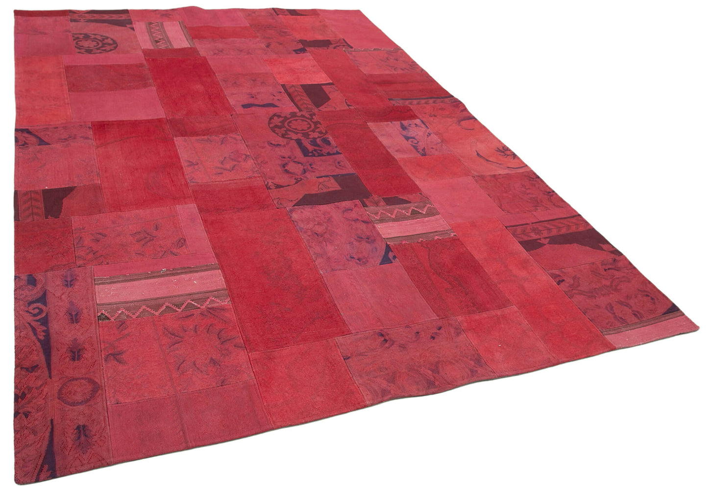 7x10 Red Needlepoint Kilim Rug - 39556