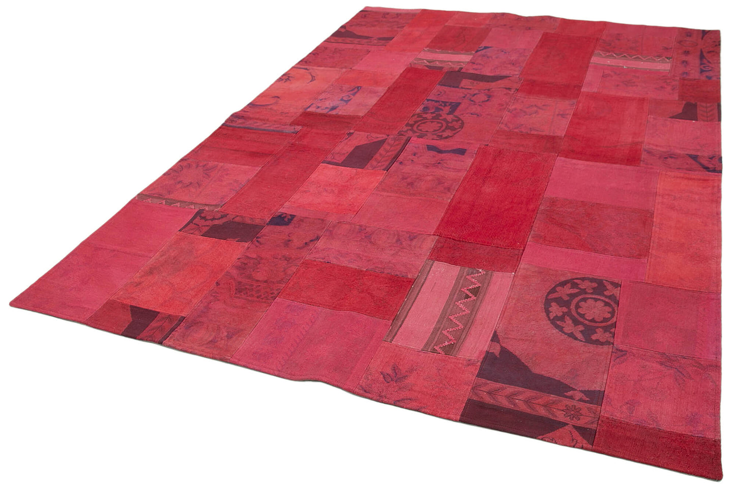 7x10 Red Needlepoint Kilim Rug - 39556