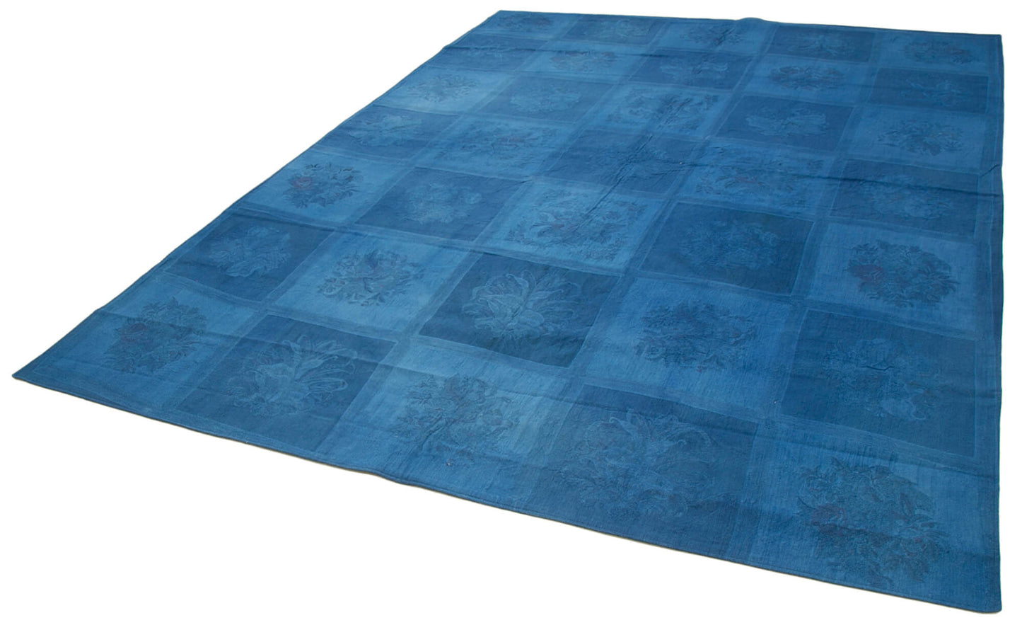 8x11 Blue Needlepoint Kilim Rug - 39608