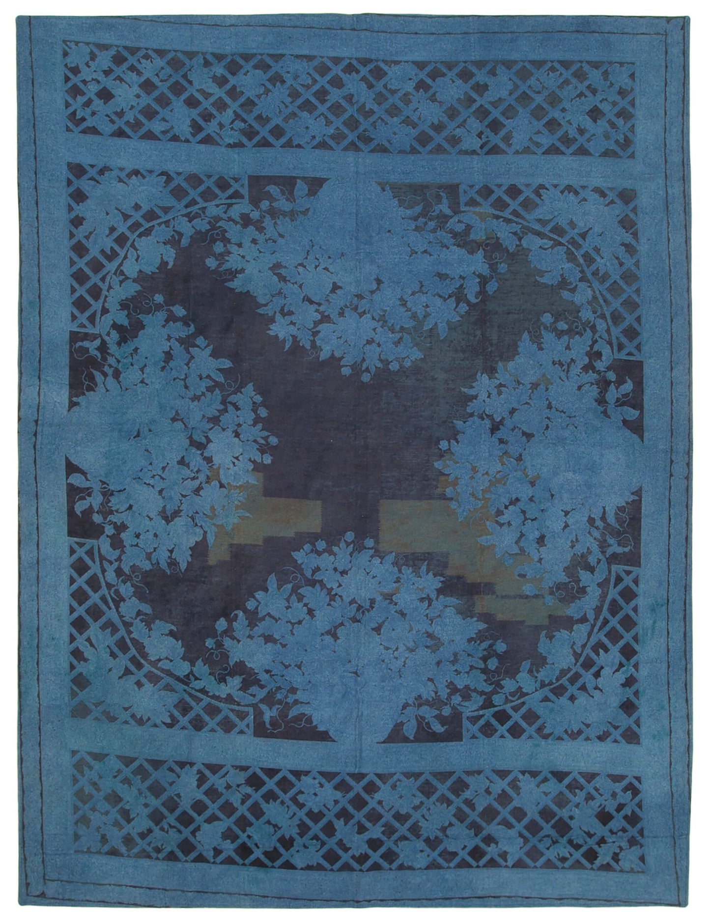 9x12 Blue Needlepoint Kilim Rug - 39612