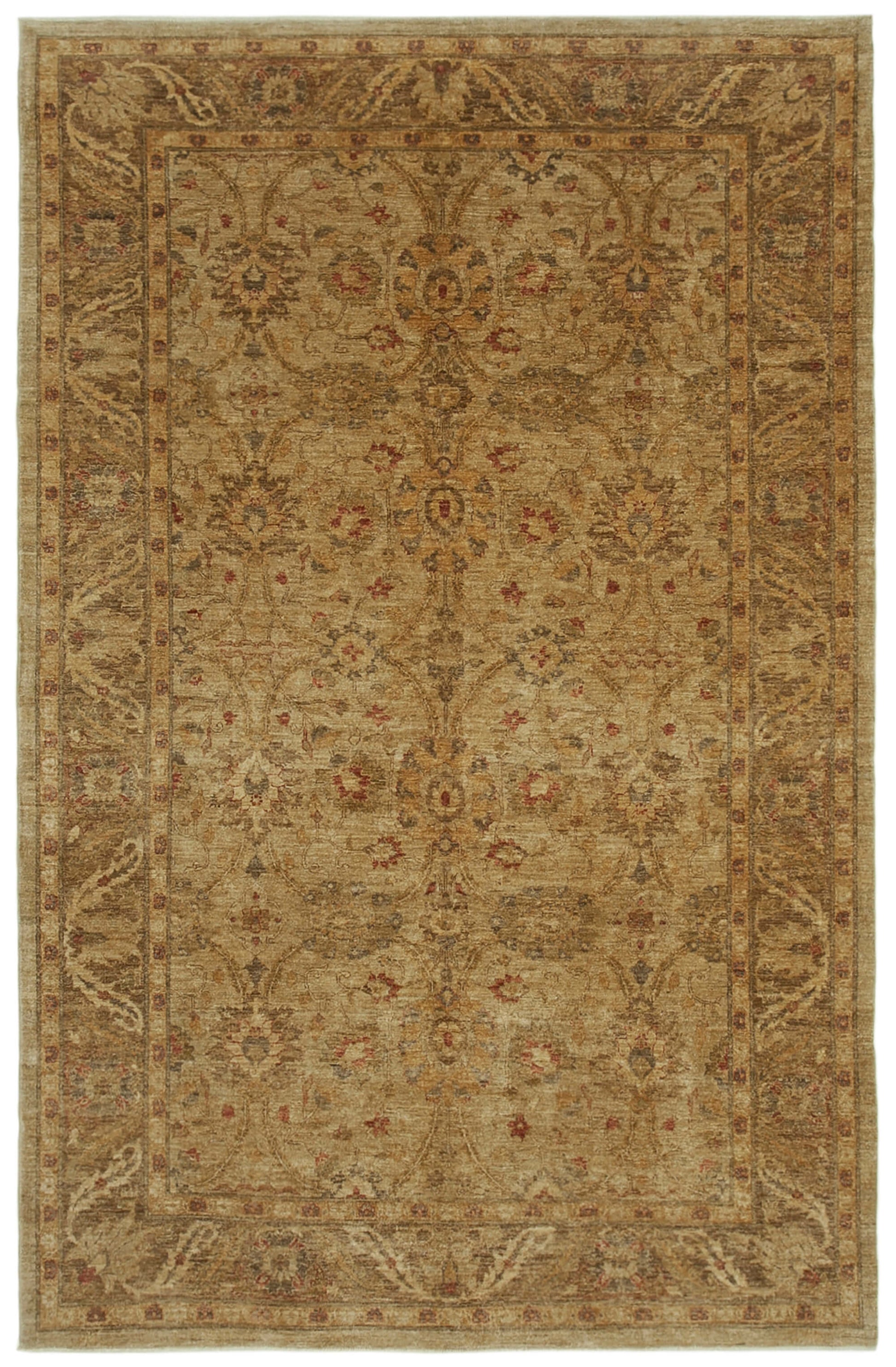 7x11 Beige Oushak Rug - 39641