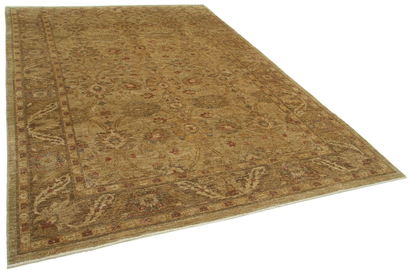 7x11 Beige Oushak Rug - 39641