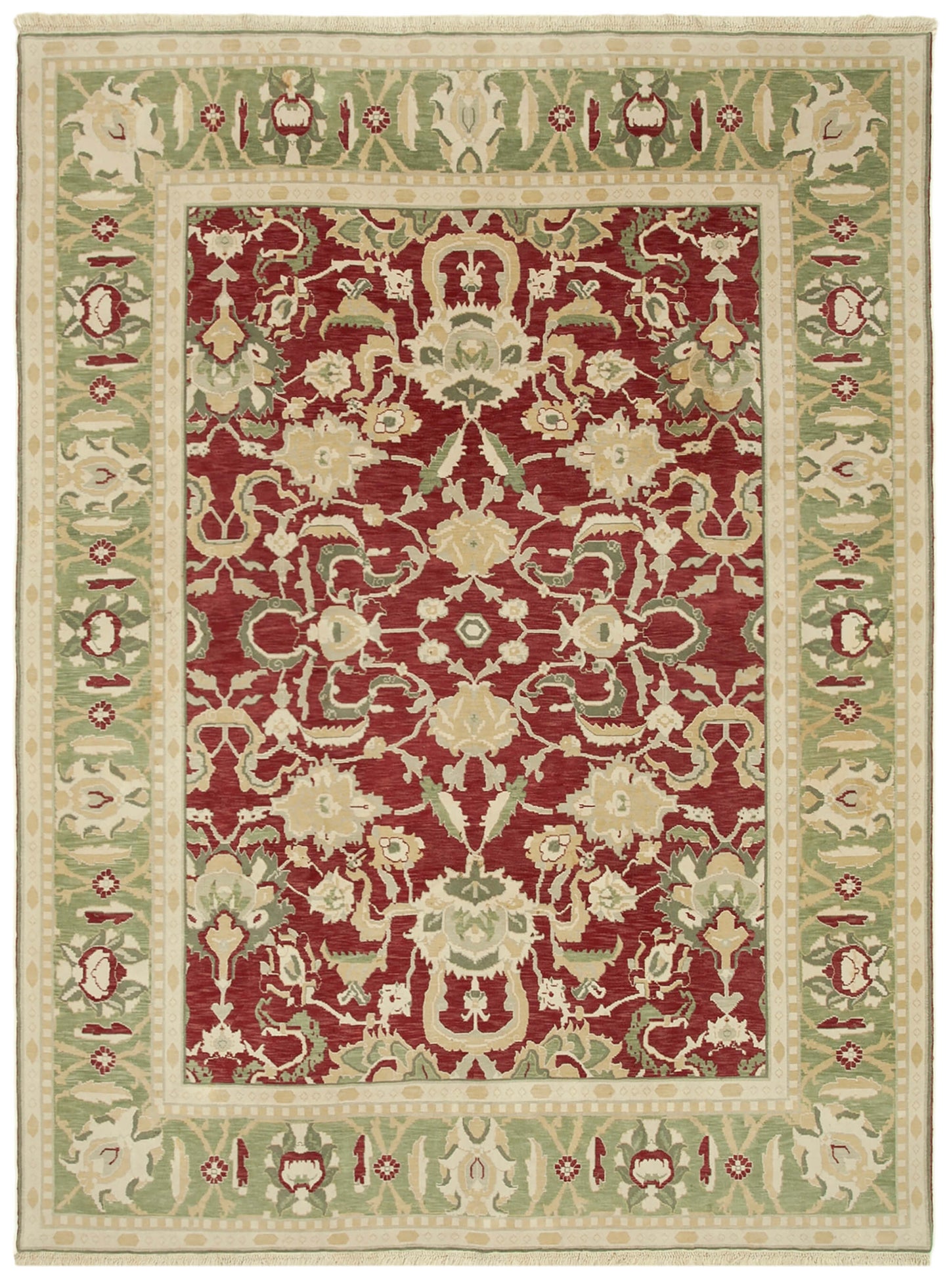 9x11 Beige Oushak Rug - 39642