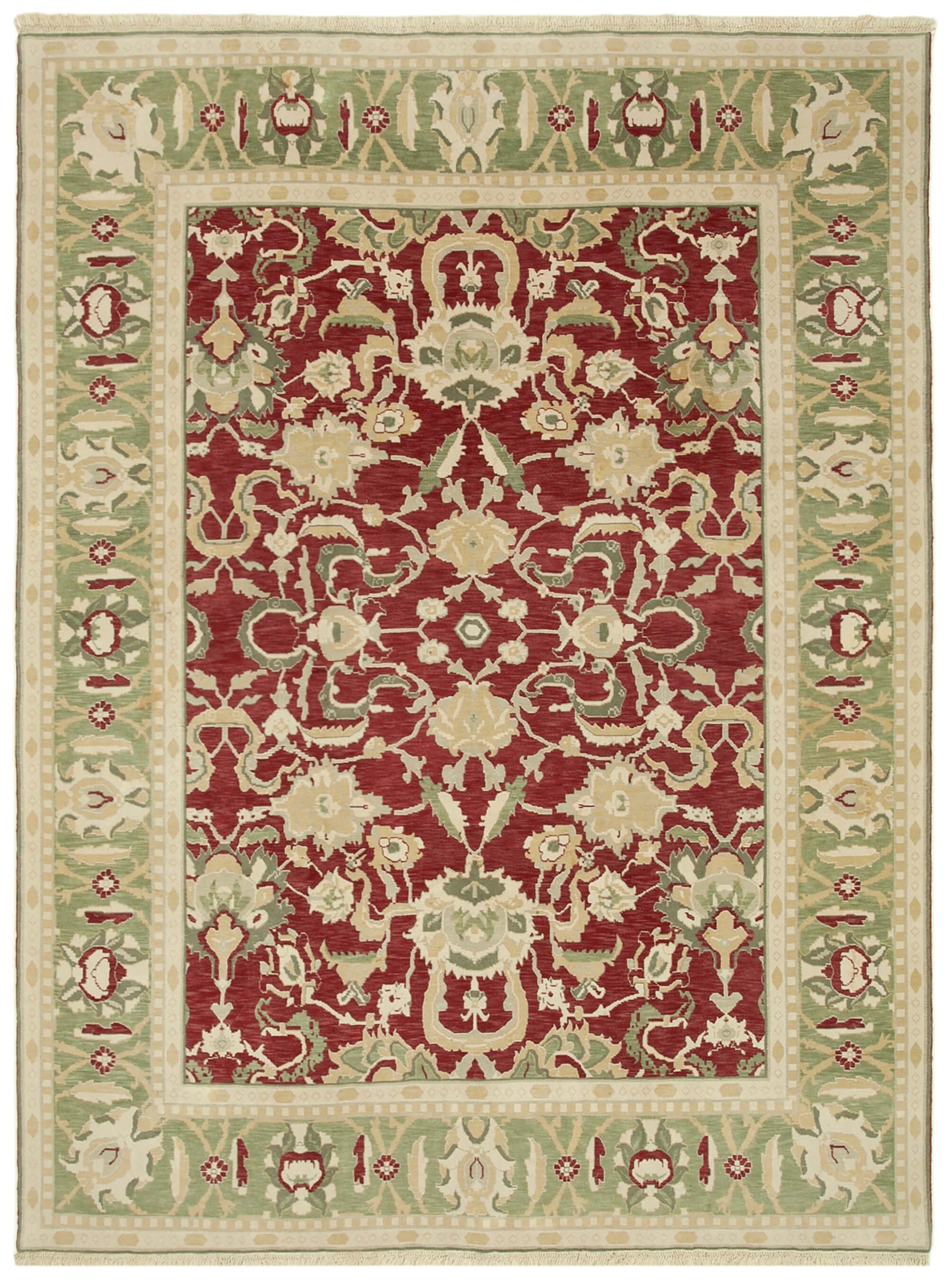 9x11 Beige Oushak Rug - 39642