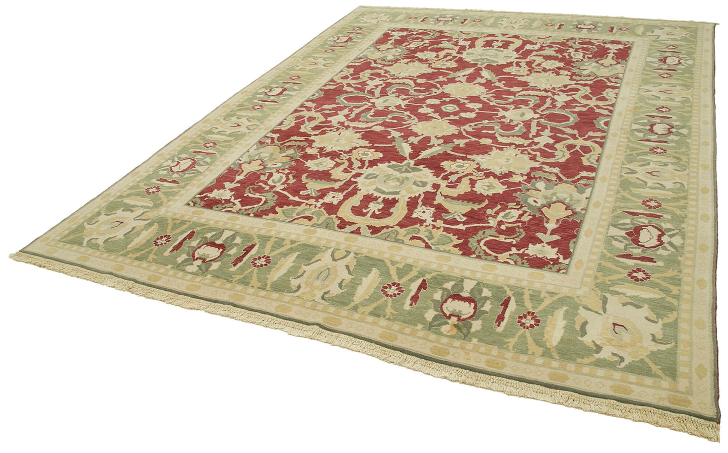 9x11 Beige Oushak Rug - 39642