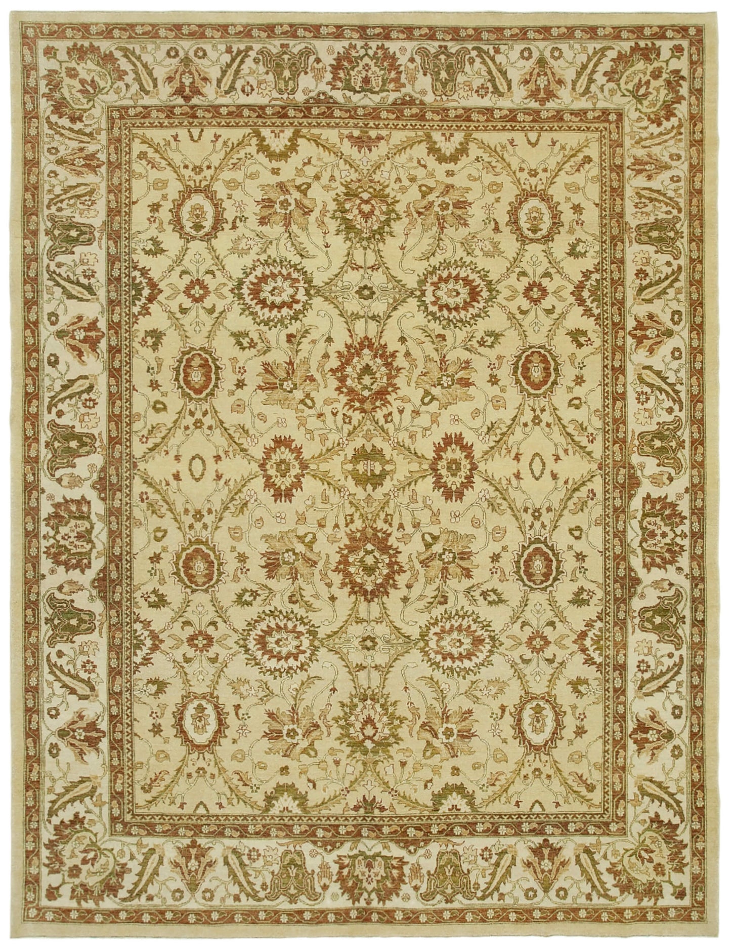 9x11 Beige Oushak Rug - 39645