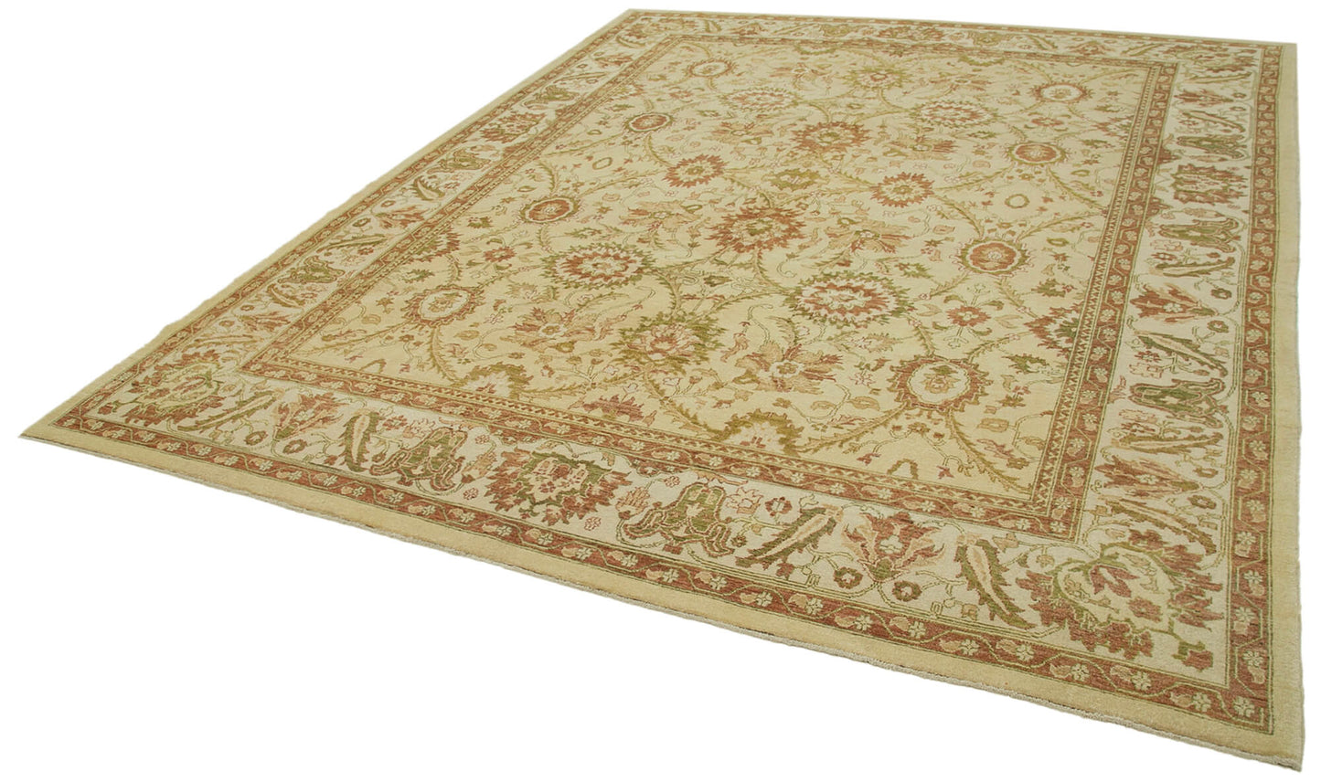 9x11 Beige Oushak Rug - 39645