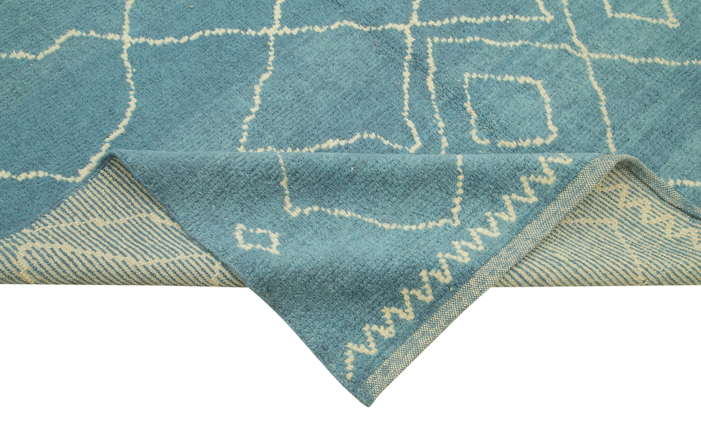 6x10 Blue Moroccan Rug - 39702