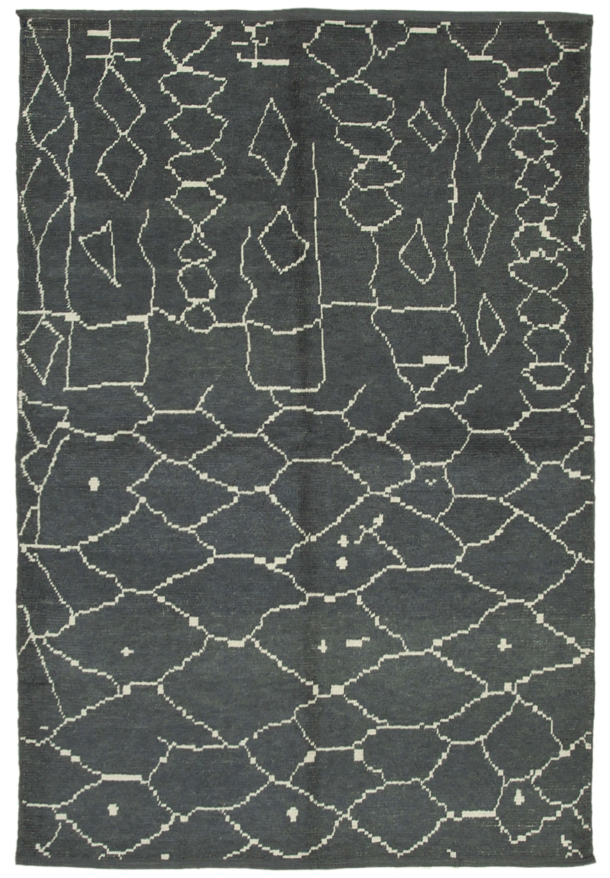 6x9 Grey Moroccan Rug - 39710