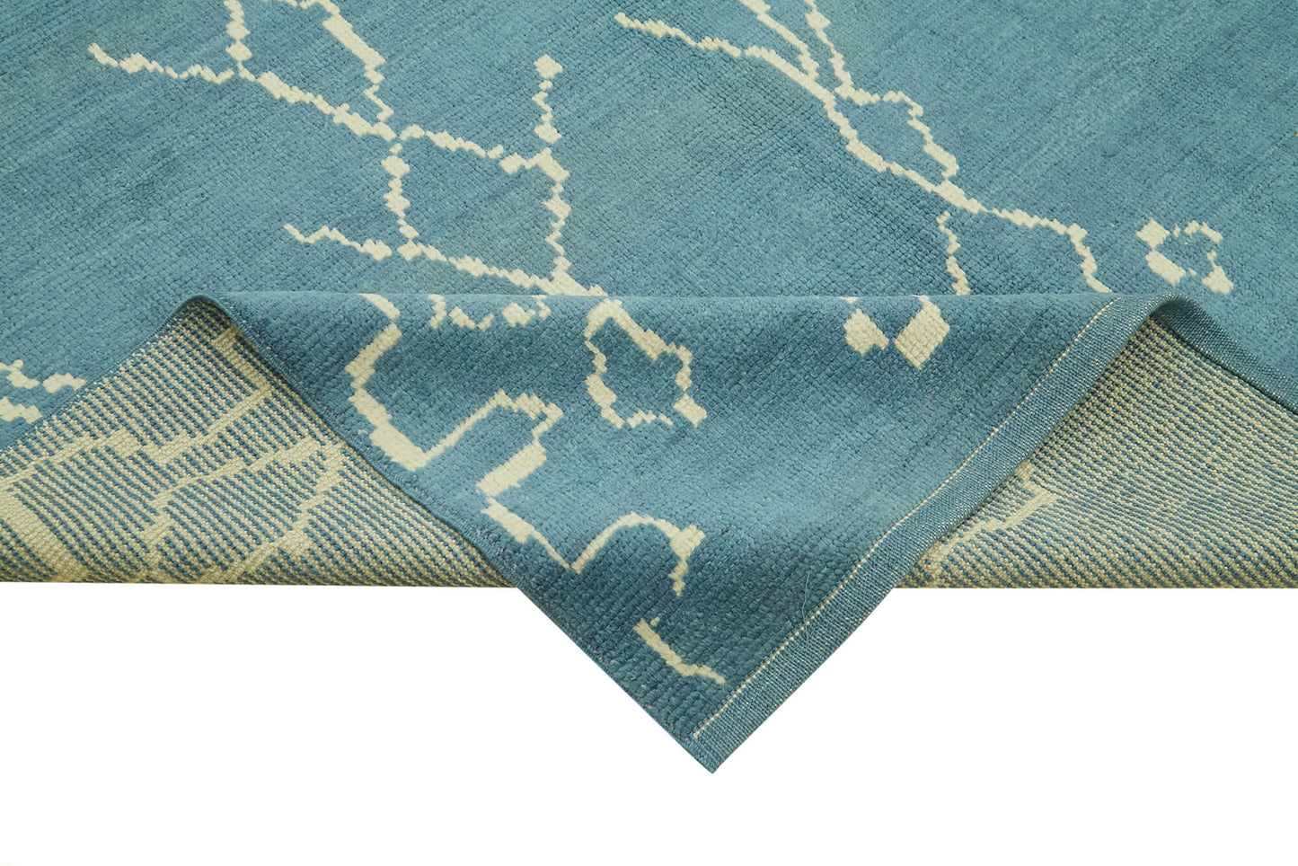 7x9 Blue Moroccan Rug - 39717